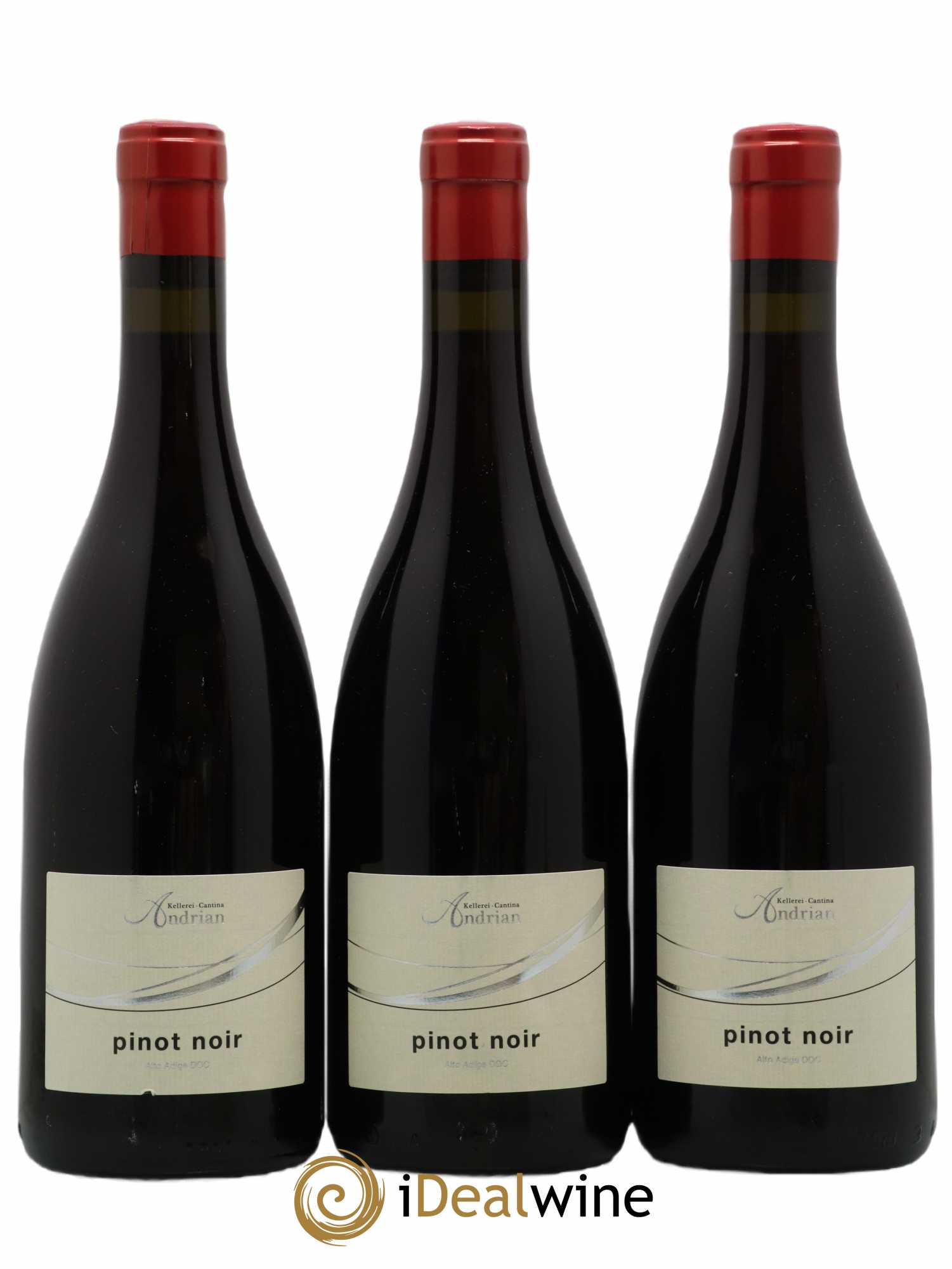 Trentin Haut Adige Pinot Noir - Cantina Andrian 2021 - Lotto di 3 bottiglie - 0