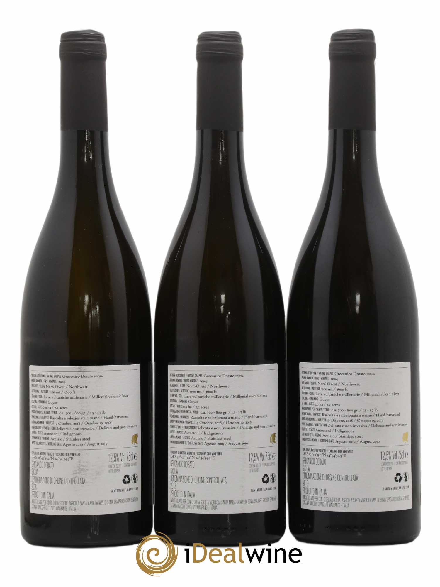 IGP Sicile Millesumare Grecanico Dorato 2018 - Posten von 3 Flaschen - 1