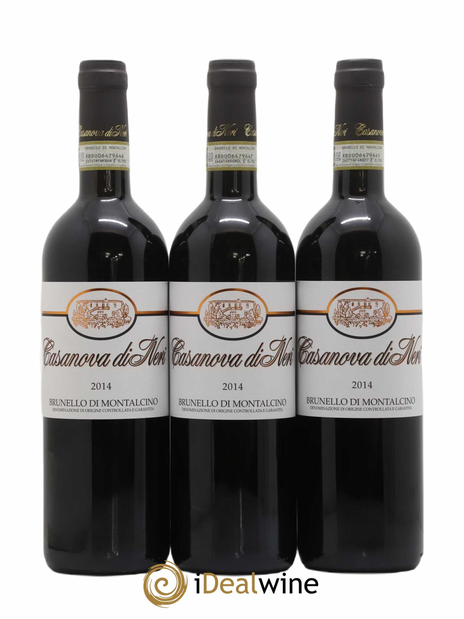 Brunello di Montalcino DOCG Casanova di Neri - Giacomo Neri 2014 - Lot de 3 bouteilles - 0