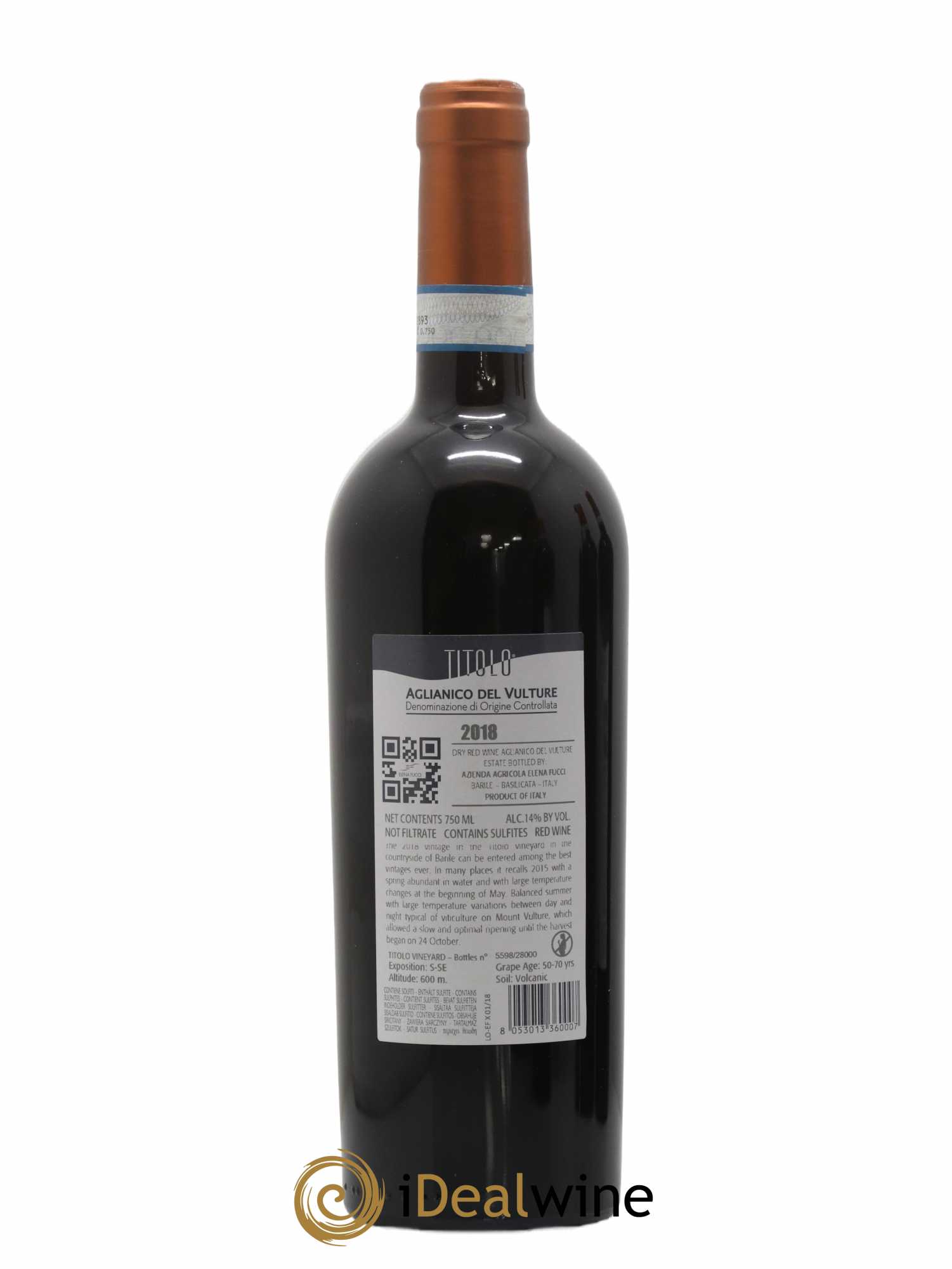 Aglianico del Vulture DOC Elena Fucci Titolo 2018 - Lotto di 1 bottiglia - 1