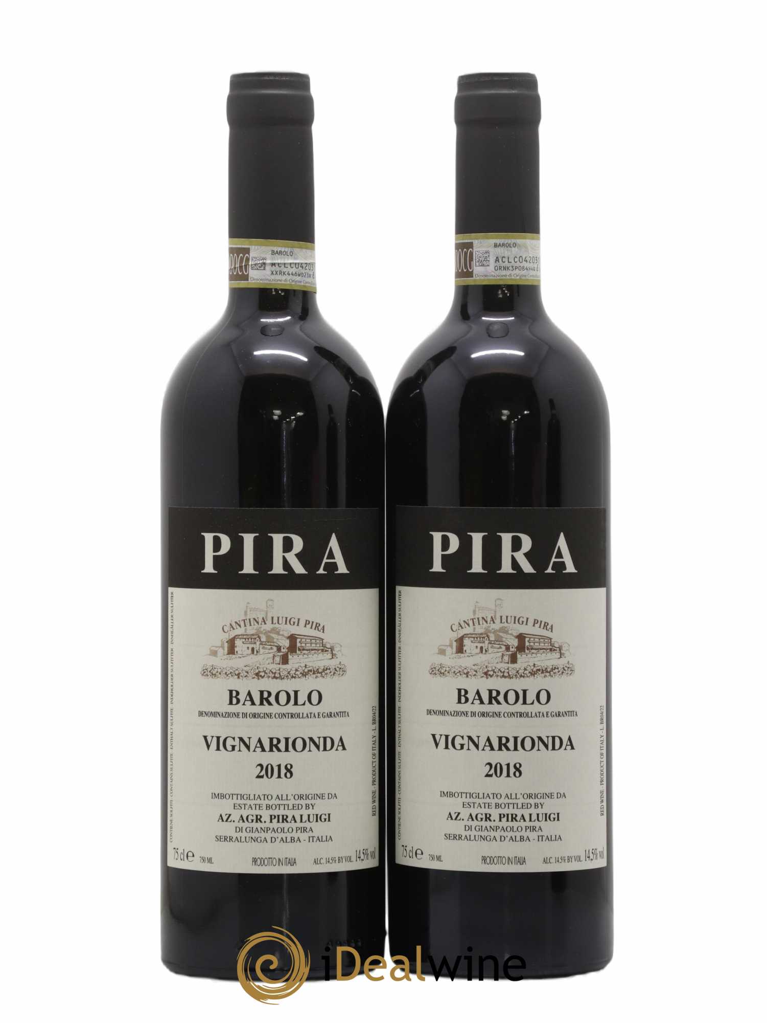 Barolo DOCG Luigi Pira Vigna Rionda 2018 - Posten von 2 Flaschen - 0