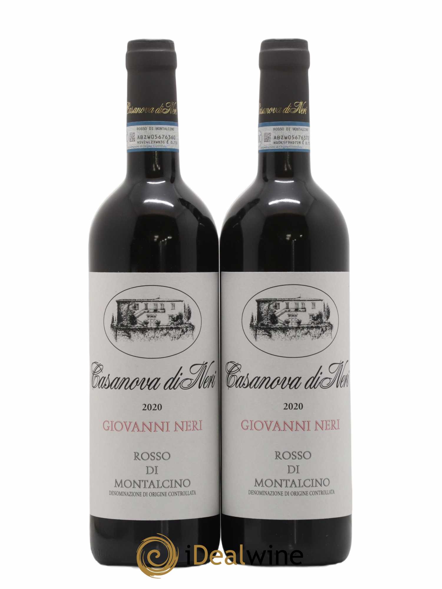 Rosso di Montalcino DOC Casanova di Neri 2020 - Lot de 2 bouteilles - 0