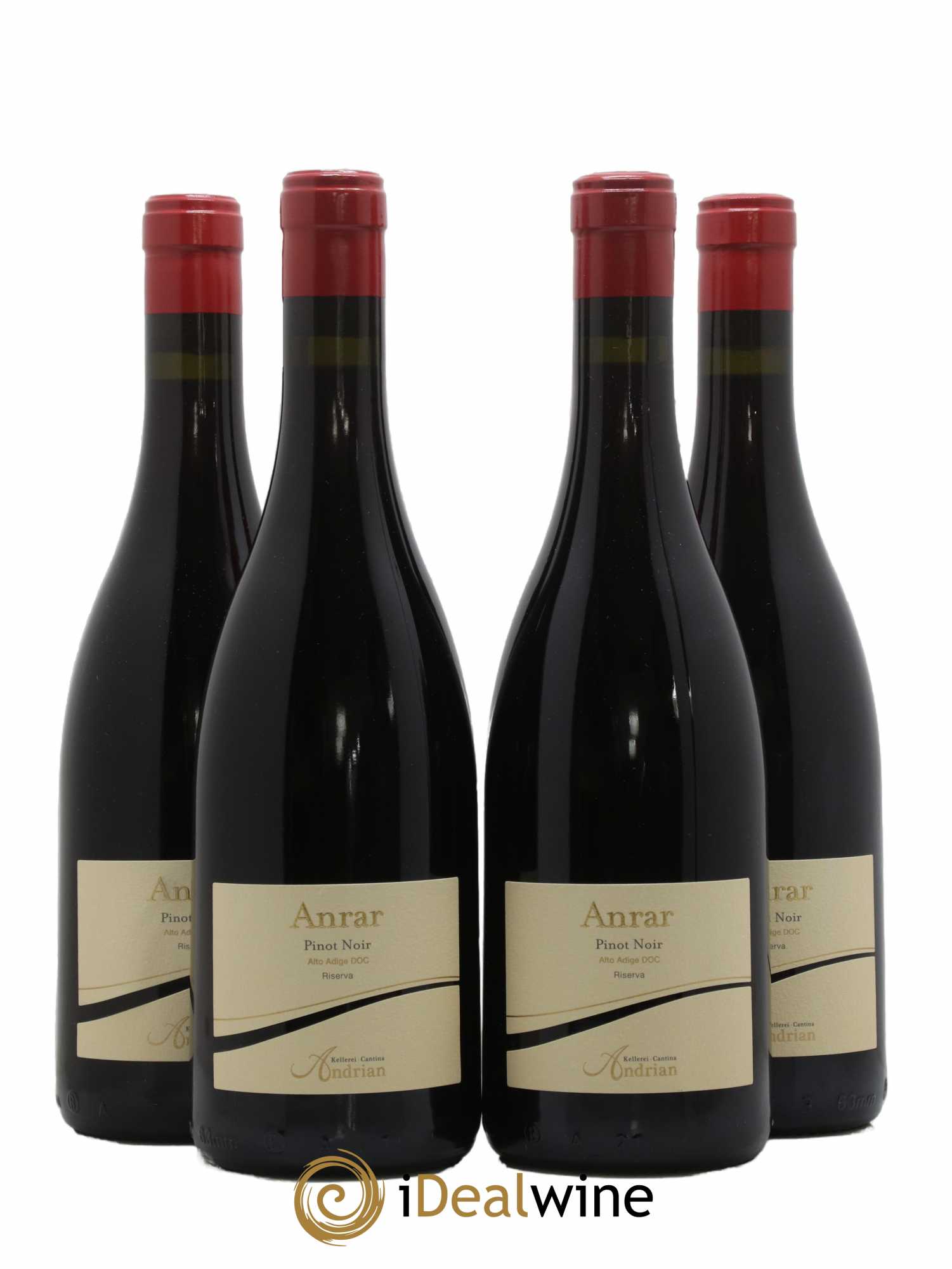 Trentin Haut Adige Anrar - Pinot Noir 2019 - Lot de 4 bouteilles - 0