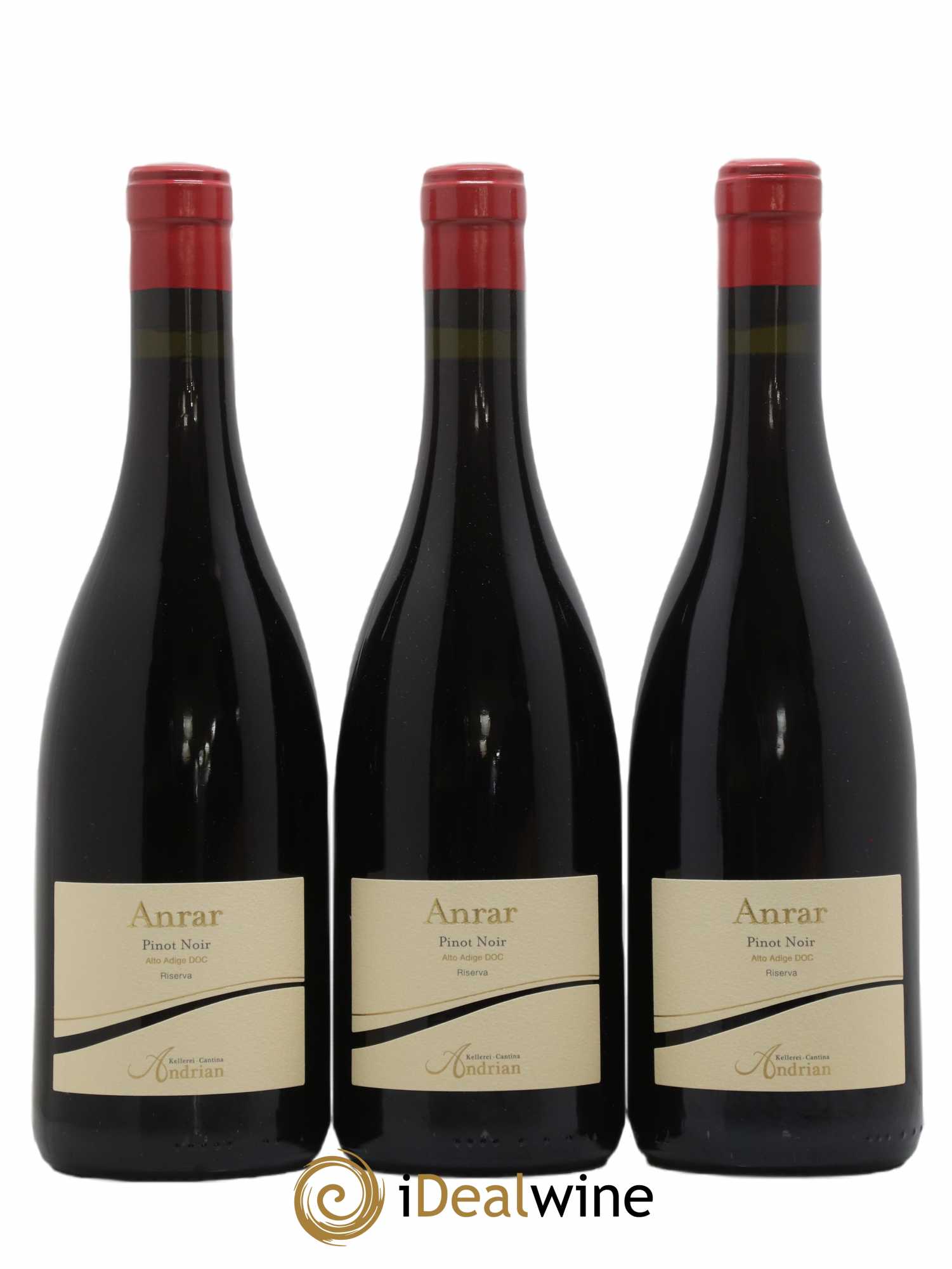 Trentin Haut Adige Anrar - Cantina Andriano 2019 - Lot de 3 bouteilles - 0