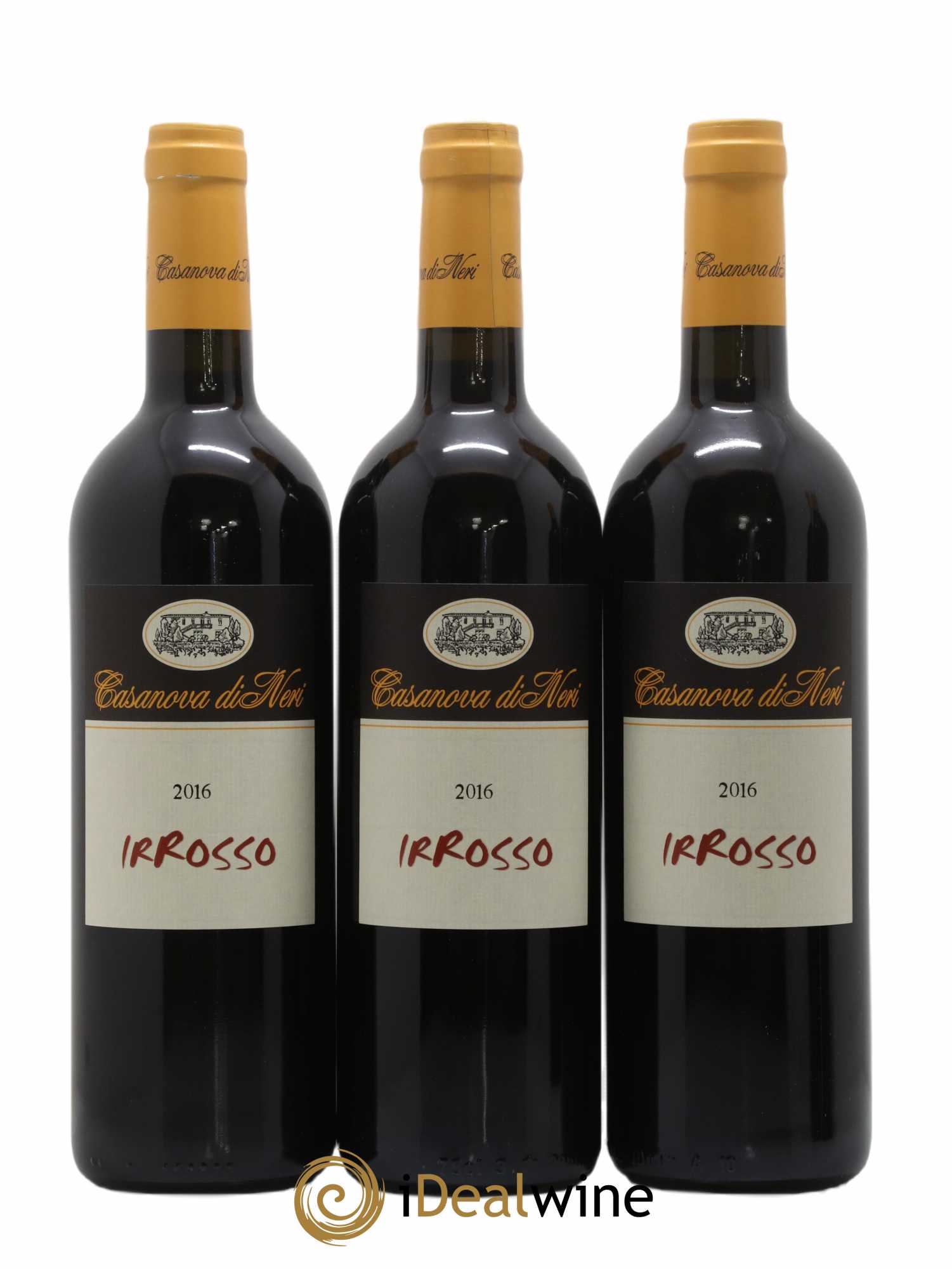 Toscana IGT Irrosso - Casanova di Neri 2016 - Lot de 3 bouteilles - 0
