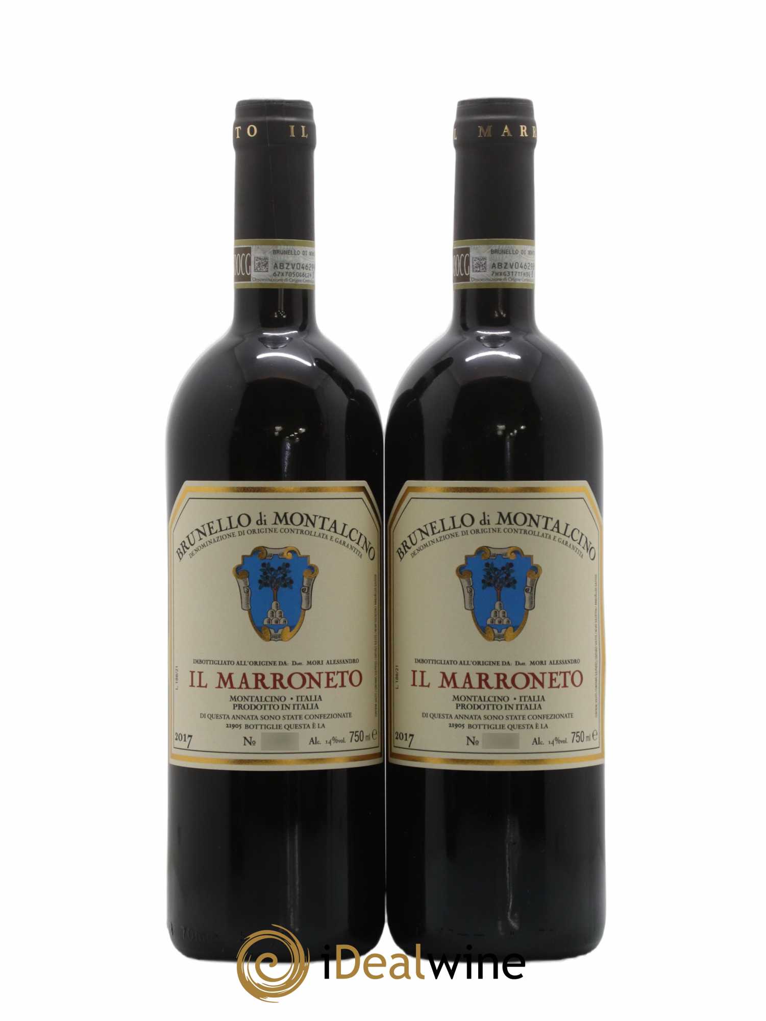 Brunello di Montalcino DOCG Il Marroneto 2017 - Lot de 2 bouteilles - 0