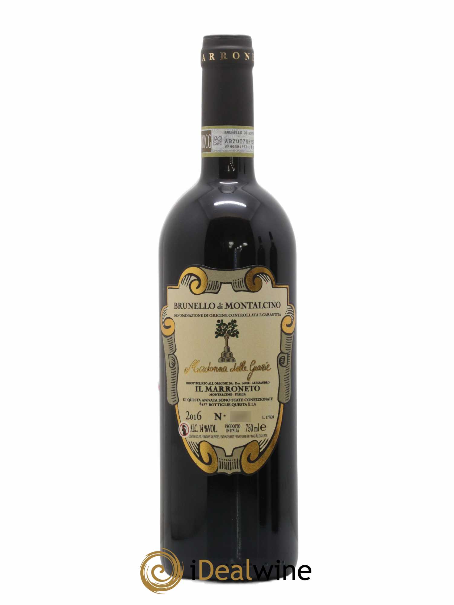 Brunello di Montalcino DOCG Madonna delle Grazie Il Marroneto 2016 - Lot de 1 bouteille - 0