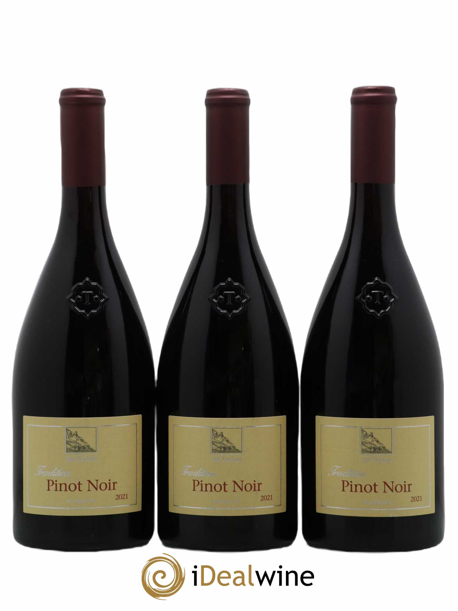 Trentin Haut Adige Pinot Noir Tradition - Cantina Terlano 2021 - Lot de 3 bouteilles - 0