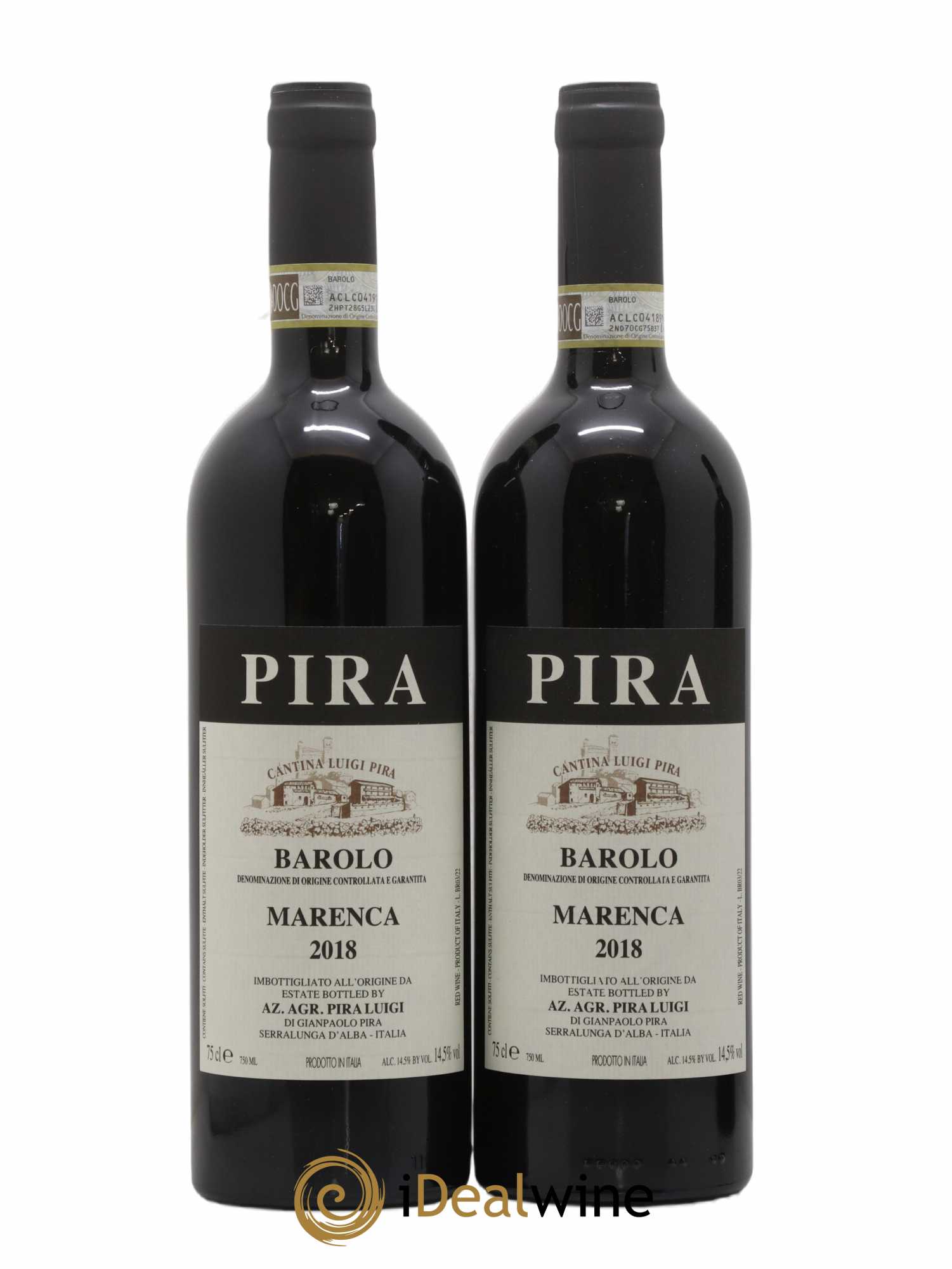 Barolo DOCG Luigi Pira Marenca 2018 - Lot de 2 bouteilles - 0