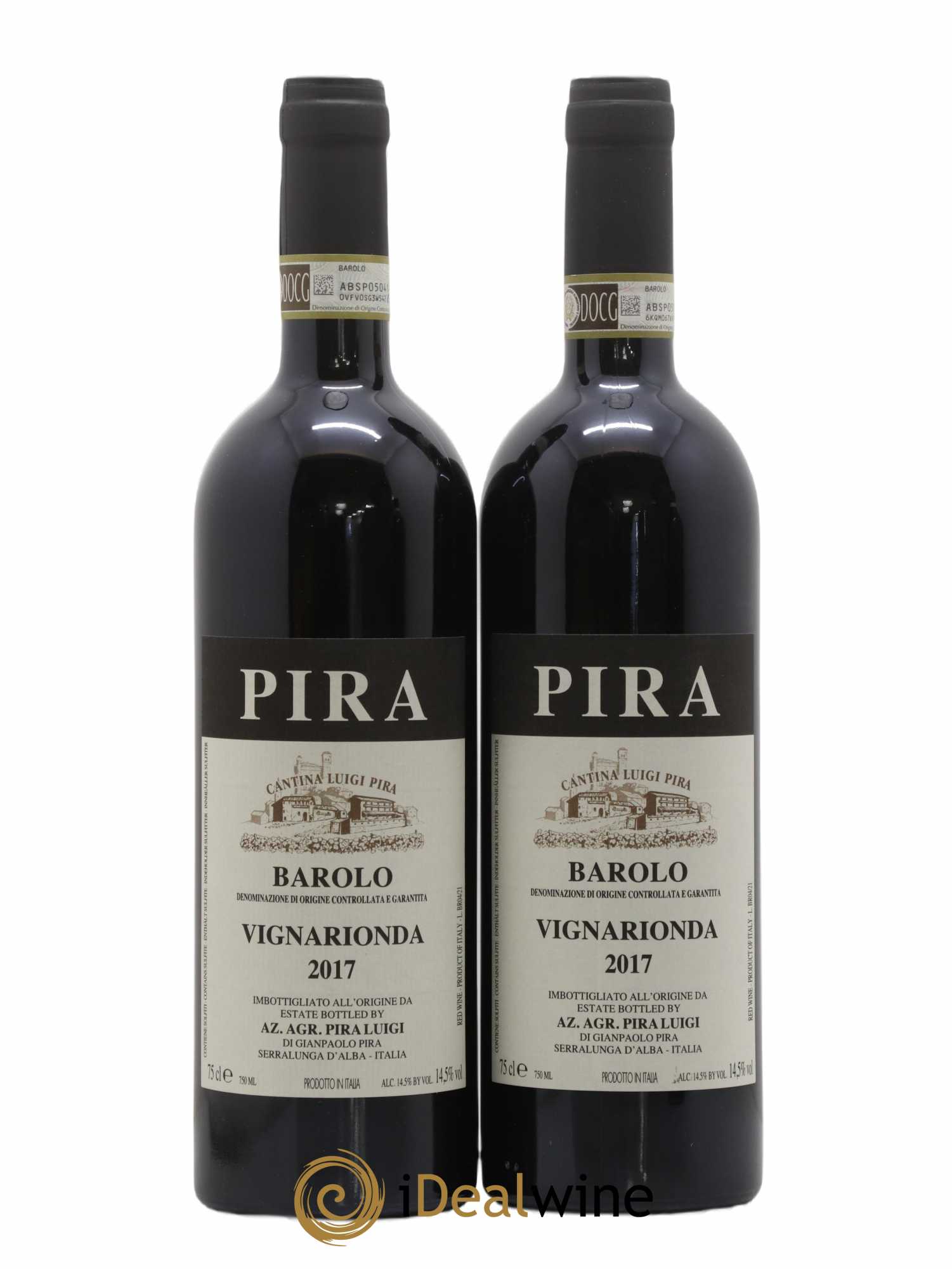 Barolo DOCG Luigi Pira Vigna Rionda 2017 - Lot de 2 bouteilles - 0
