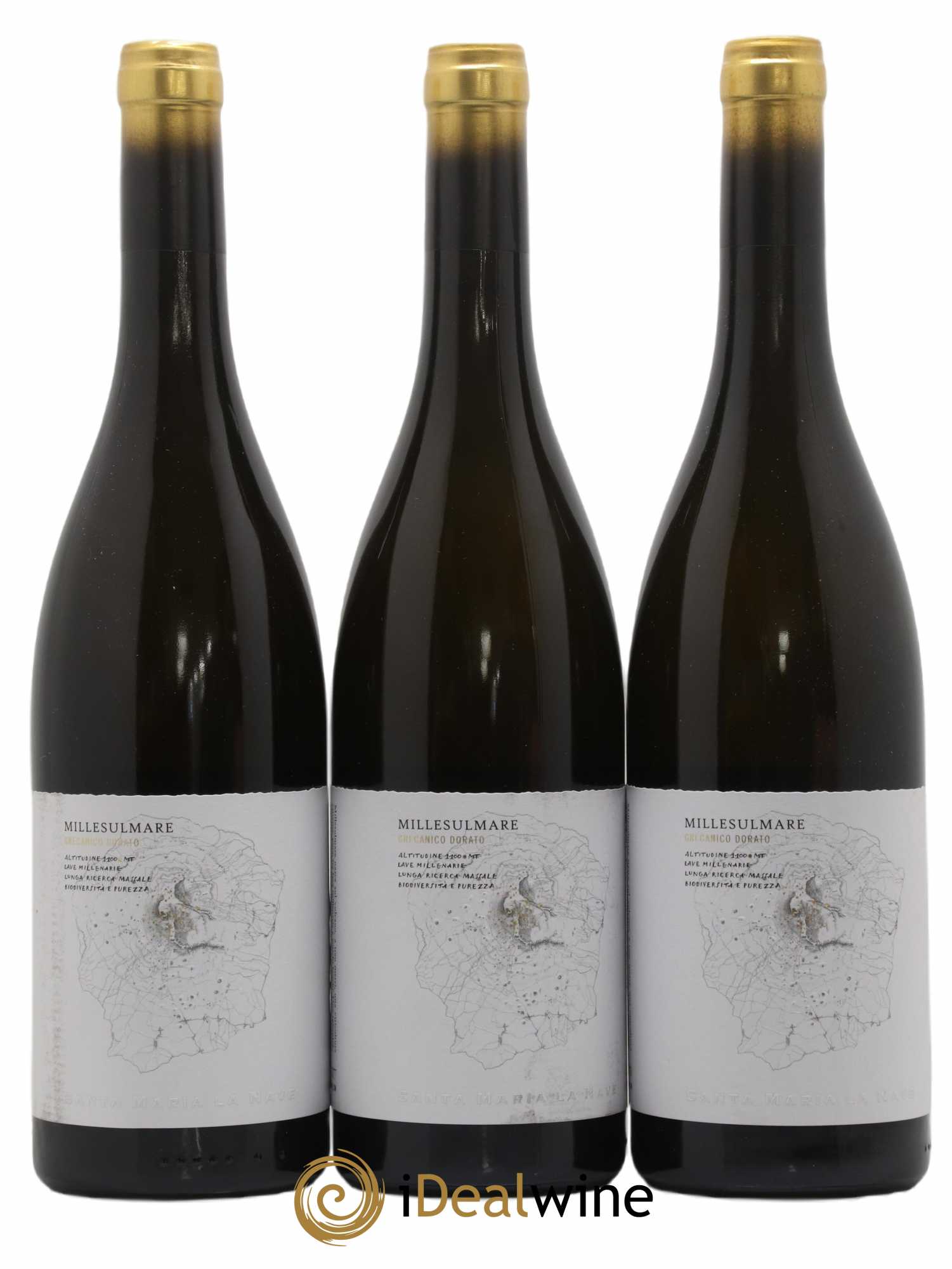 IGP Sicile Millesulmare - Santa Maria La Nave 2017 - Lot de 3 bouteilles - 0