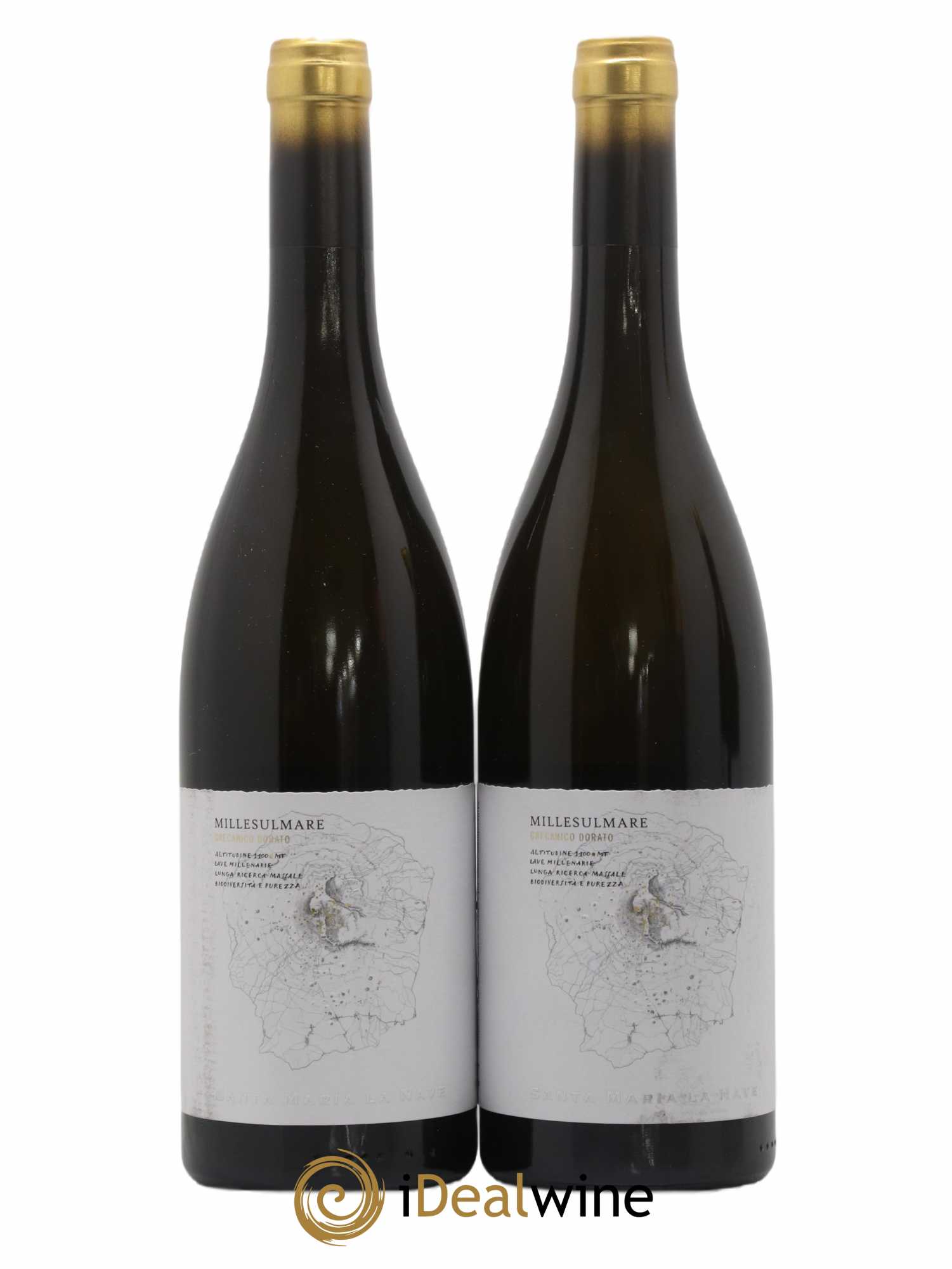 IGP Sicile Millesulmare - Santa Maria La Nave 2017 - Lot de 2 bouteilles - 0
