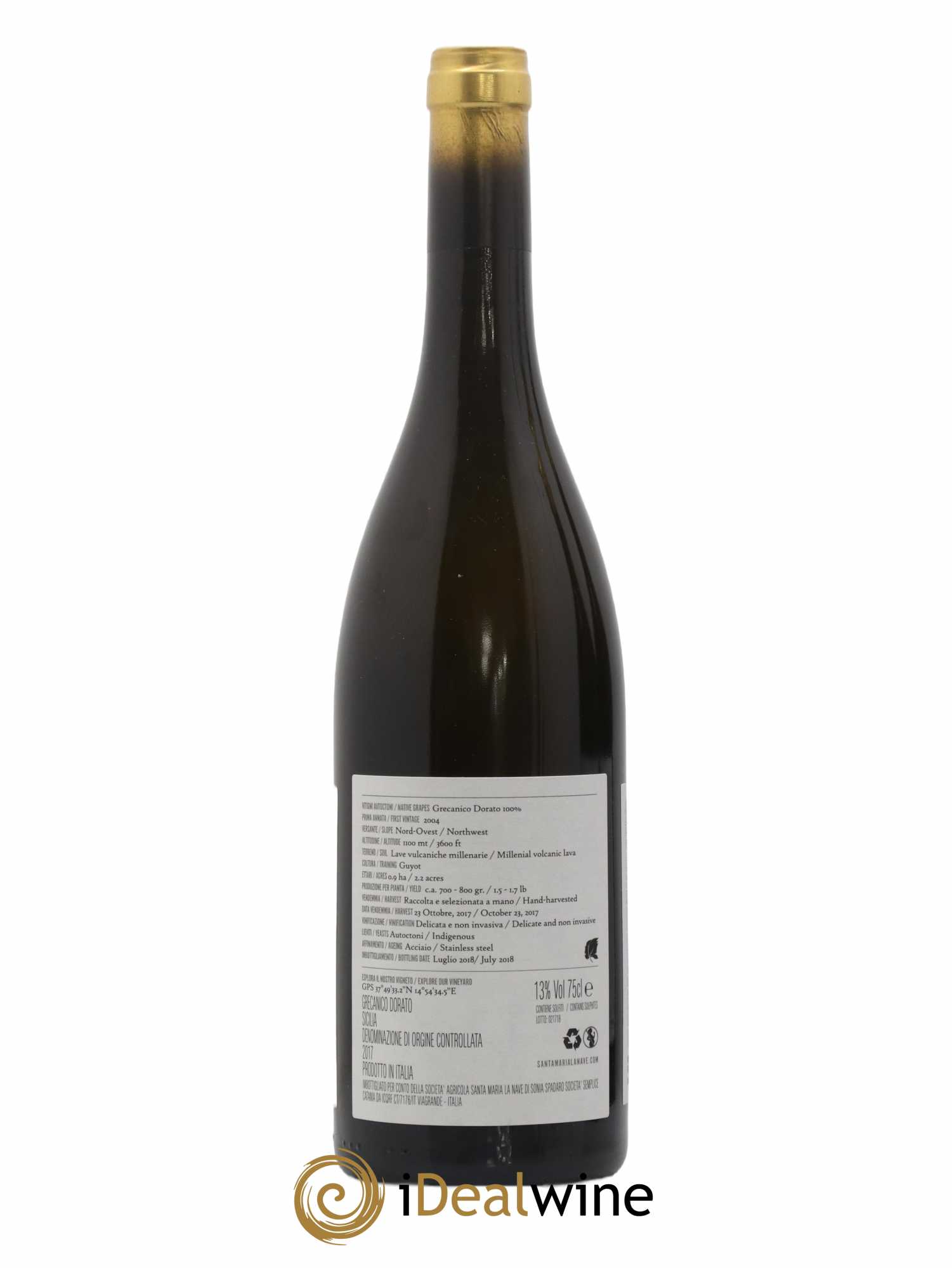 IGP Sicile Millesulmare - Santa Maria La Nave 2017 - Lot de 1 bouteille - 1