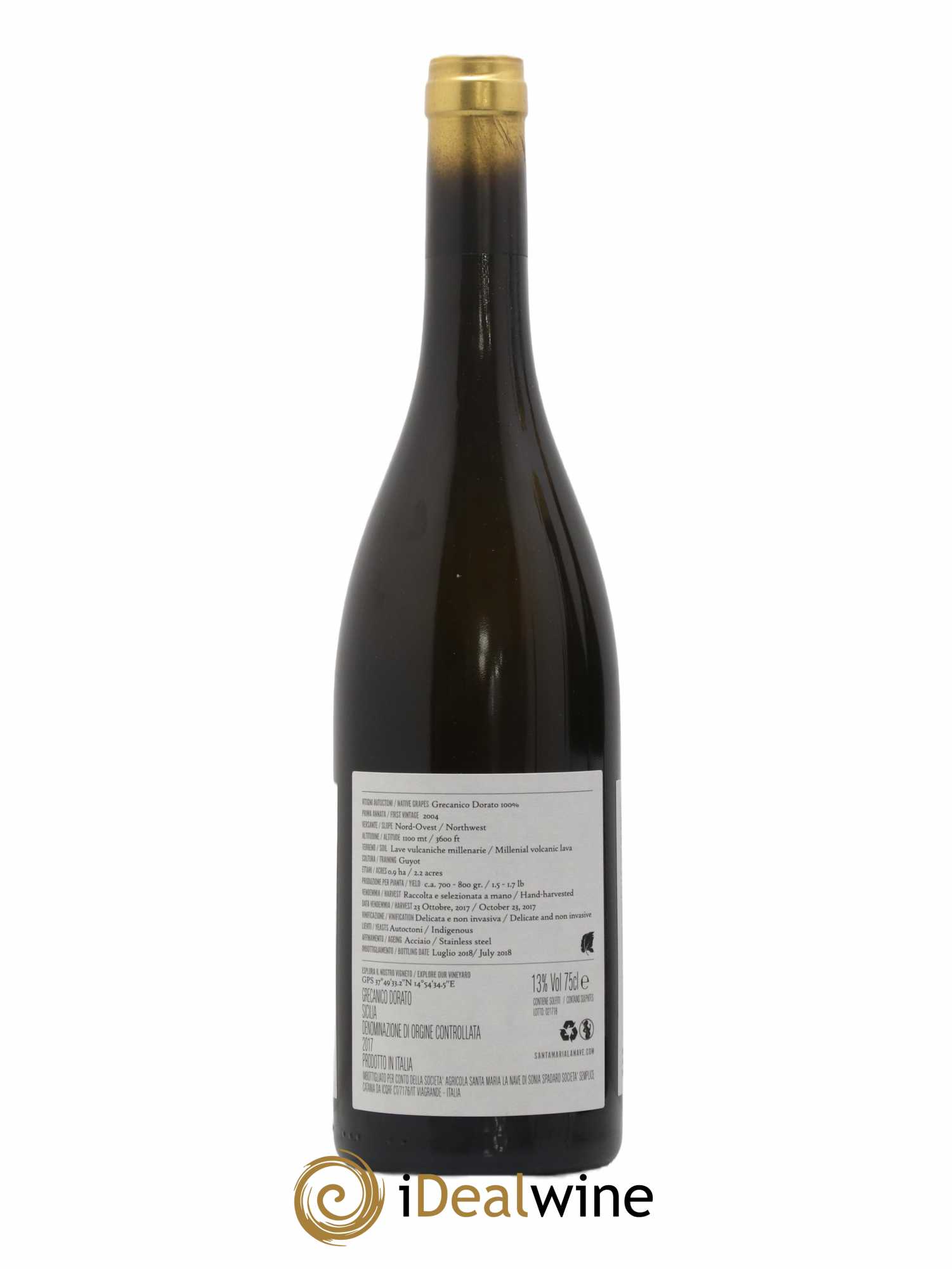 IGP Sicile Millesulmare - Santa Maria La Nave 2017 - Lot de 1 bouteille - 1