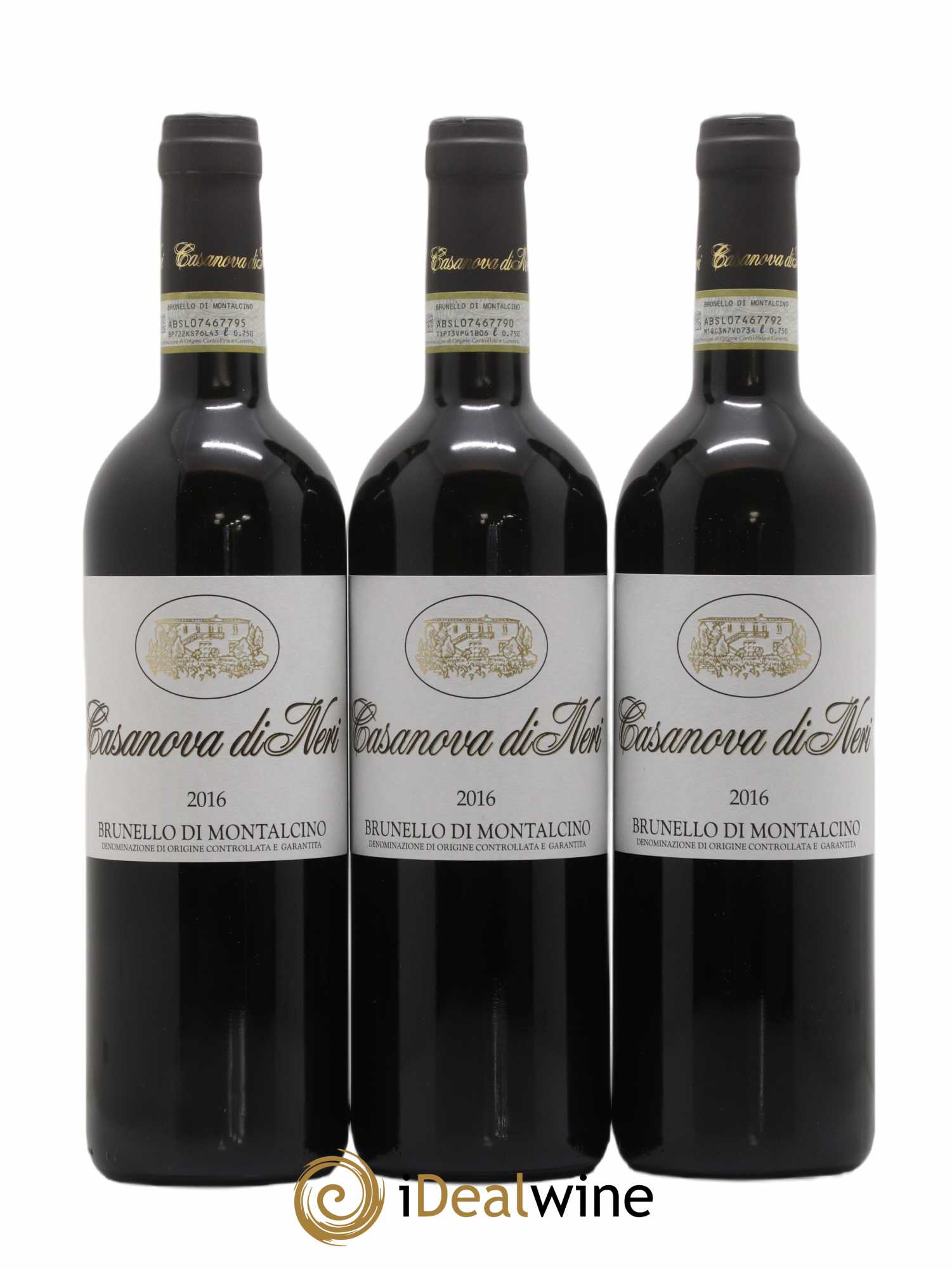 Brunello di Montalcino DOCG Casanova di Neri - Giacomo Neri 2016 - Lot de 3 bouteilles - 0