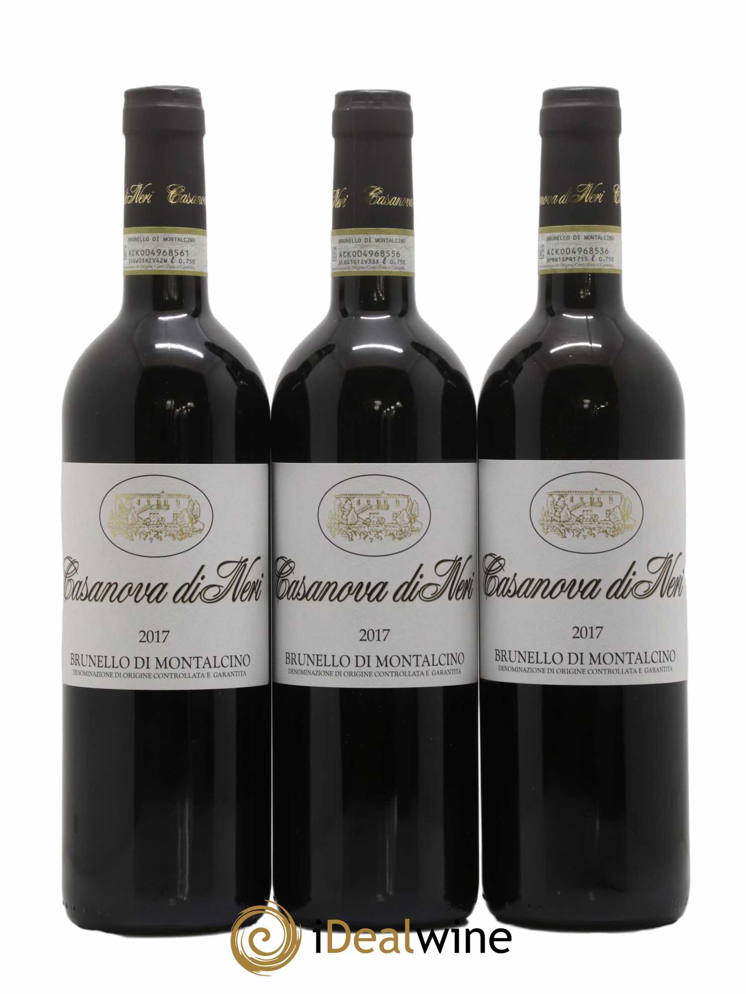 Brunello di Montalcino DOCG Casanova di Neri - Giacomo Neri 2017 - Lot de 3 bouteilles - 0