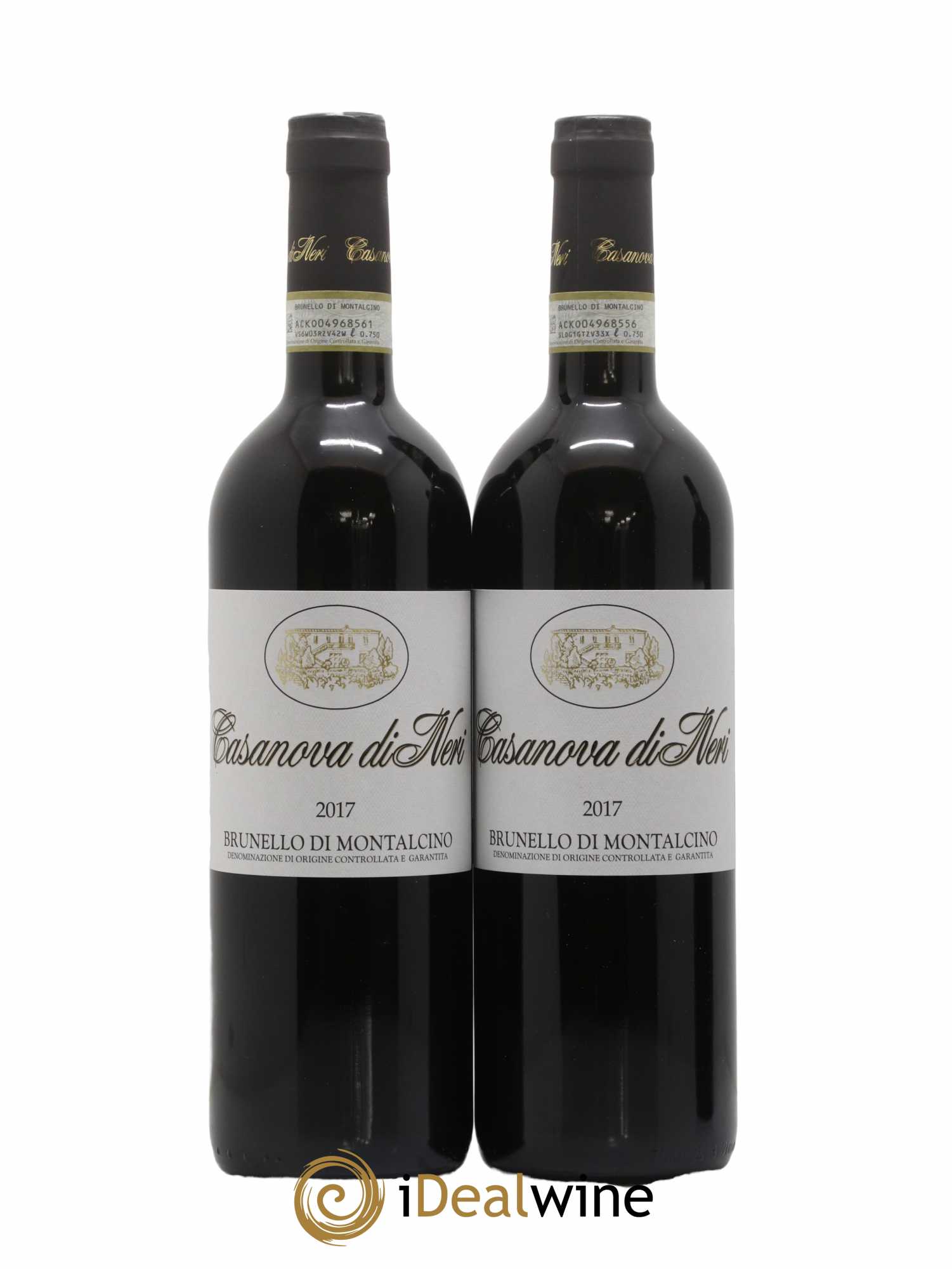 Brunello di Montalcino DOCG Casanova di Neri - Giacomo Neri 2017 - Lot de 2 bouteilles - 0