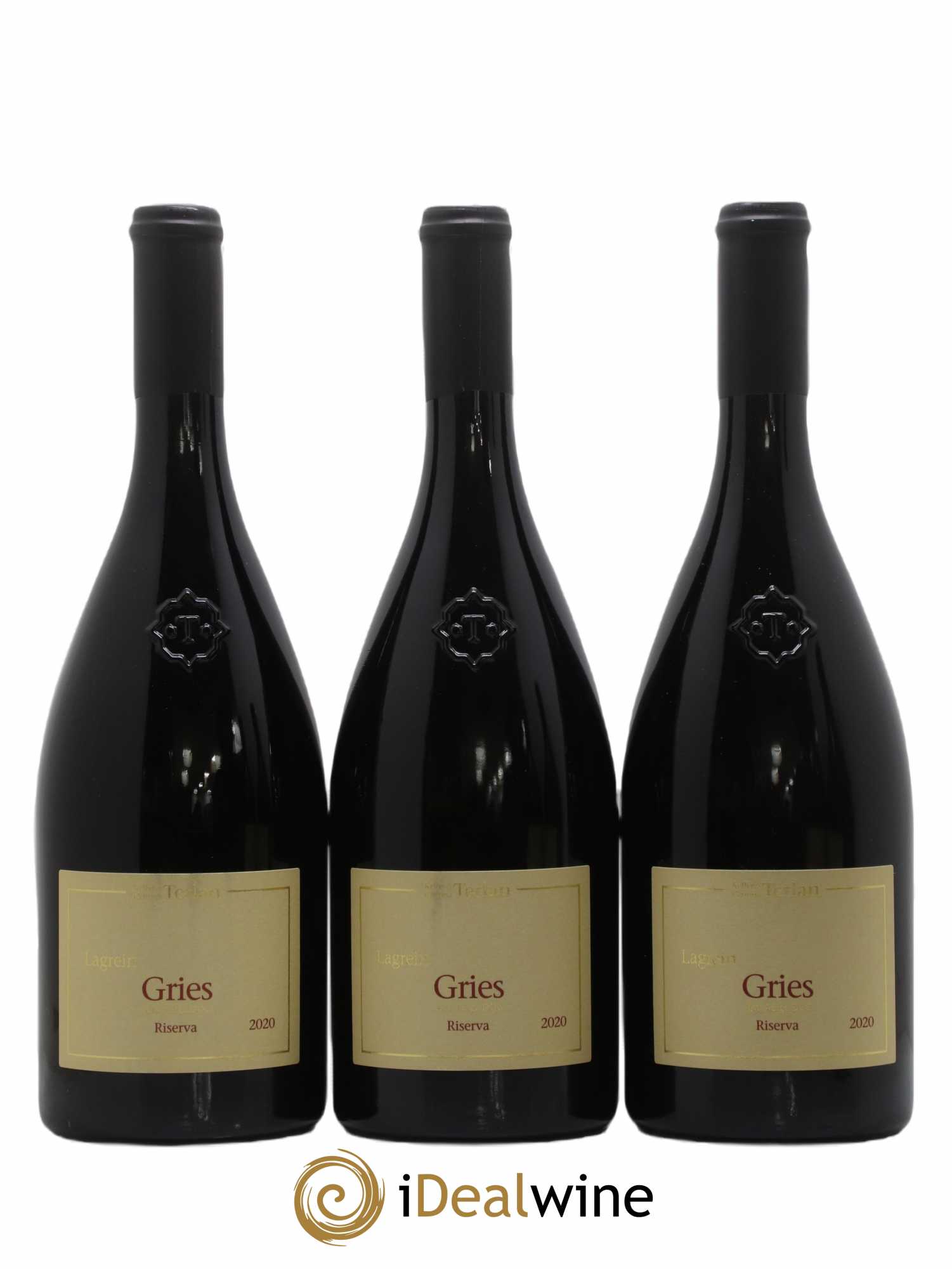 Trentin Haut Adige Lagrein Gries Riserva - Cantina Terlano 2020 - Lot de 3 bouteilles - 0