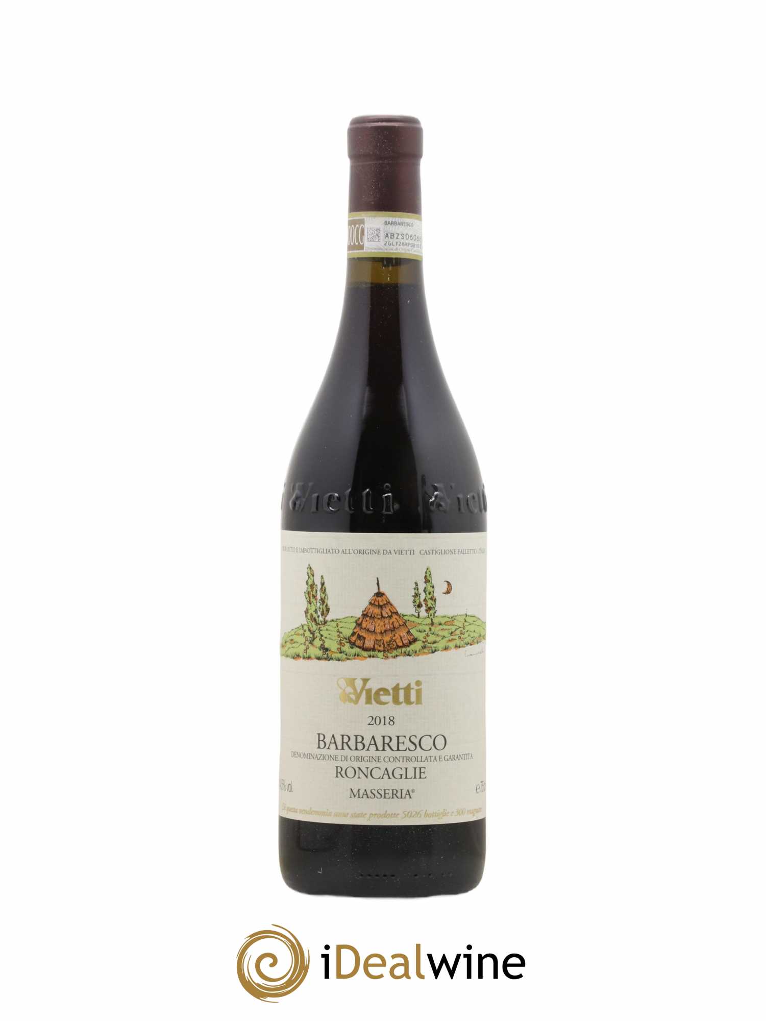 Barbaresco DOCG Roncaglie Masseria - Vietti 2018 - Lot de 1 bouteille - 0