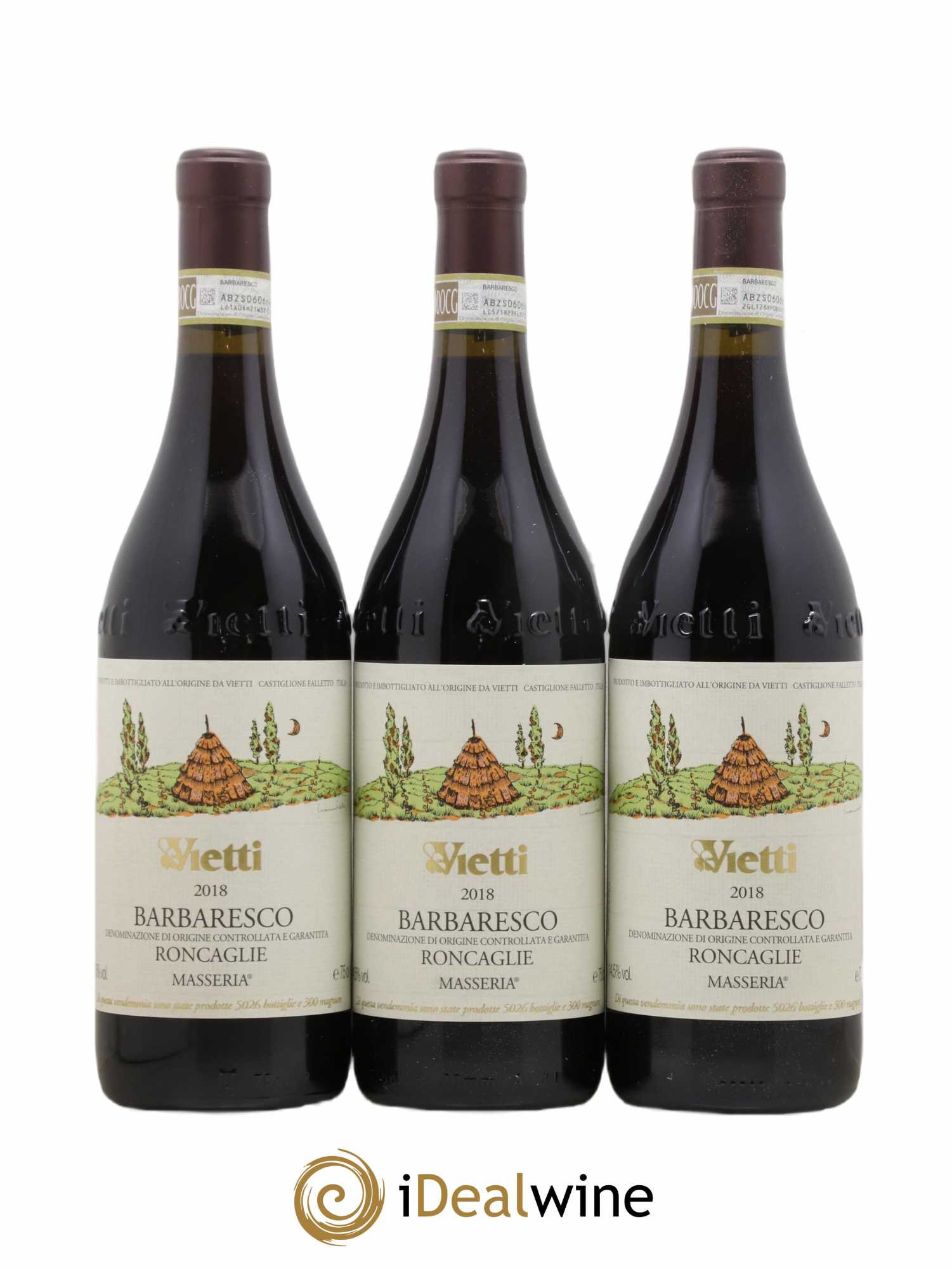 Barbaresco DOCG Roncaglie Masseria - Vietti 2018 - Lot de 6 bouteilles - 2