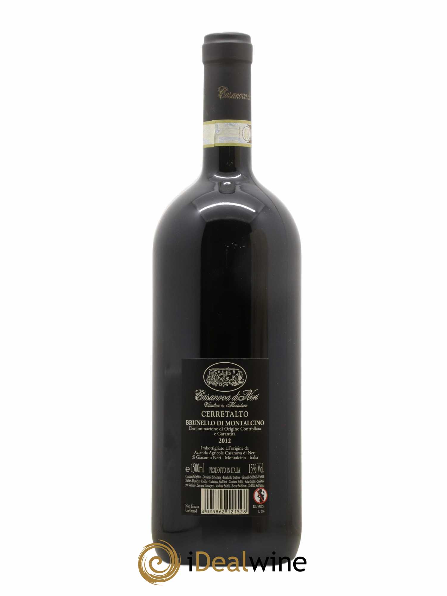Brunello di Montalcino Cerretalto - Casanova di Neri 2012 - Lot de 1 magnum - 2