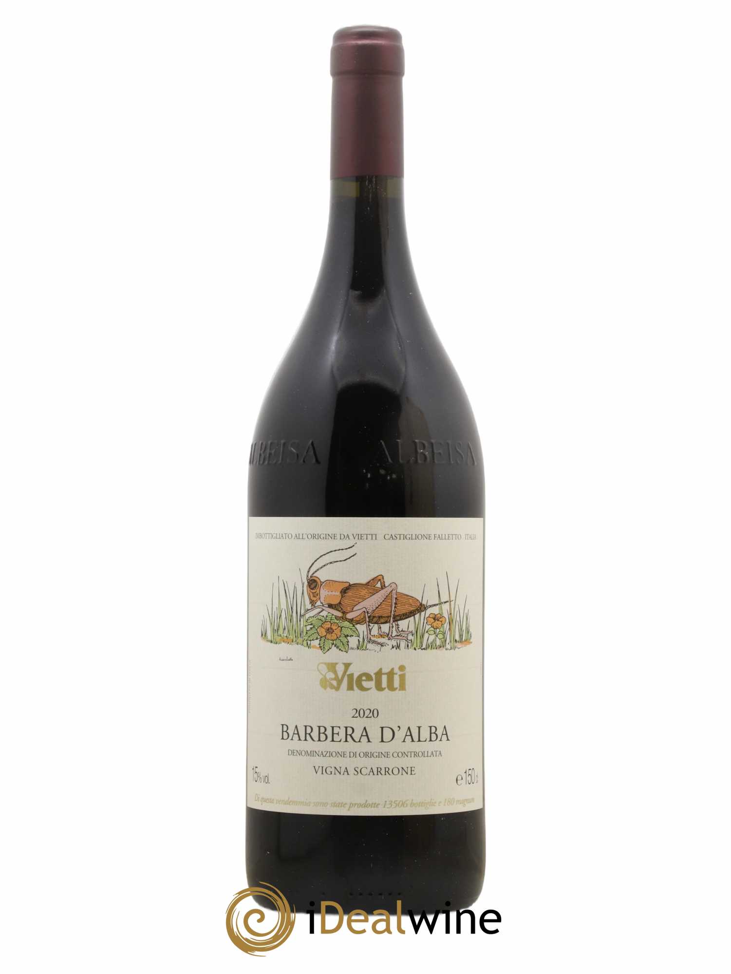 Barbera d'Alba DOC Vigna Scarrone - Vietti 2020 - Lot de 1 magnum - 1