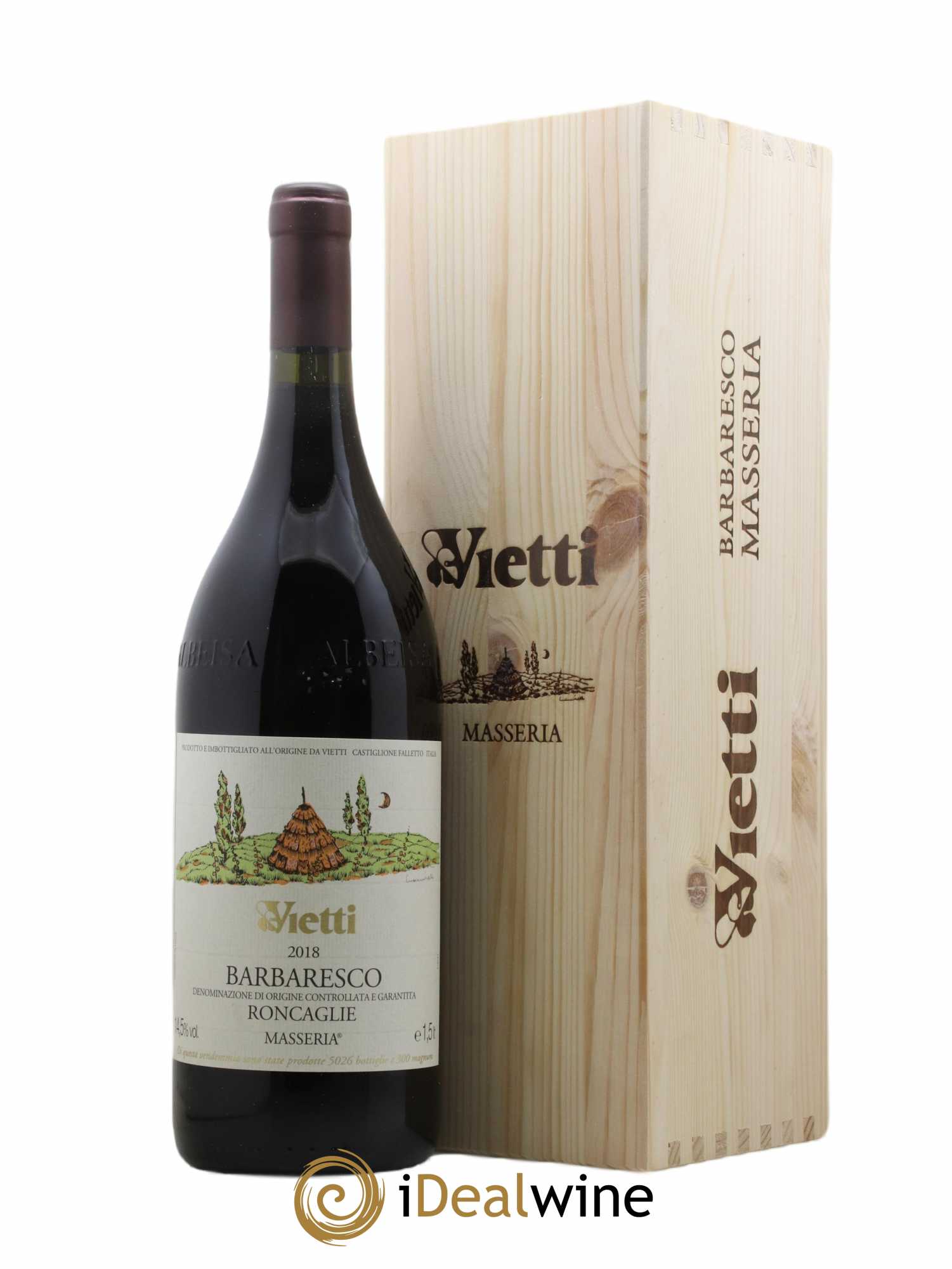 Barbaresco DOCG Roncaglie Masseria - Vietti 2018 - Lot de 1 magnum - 0