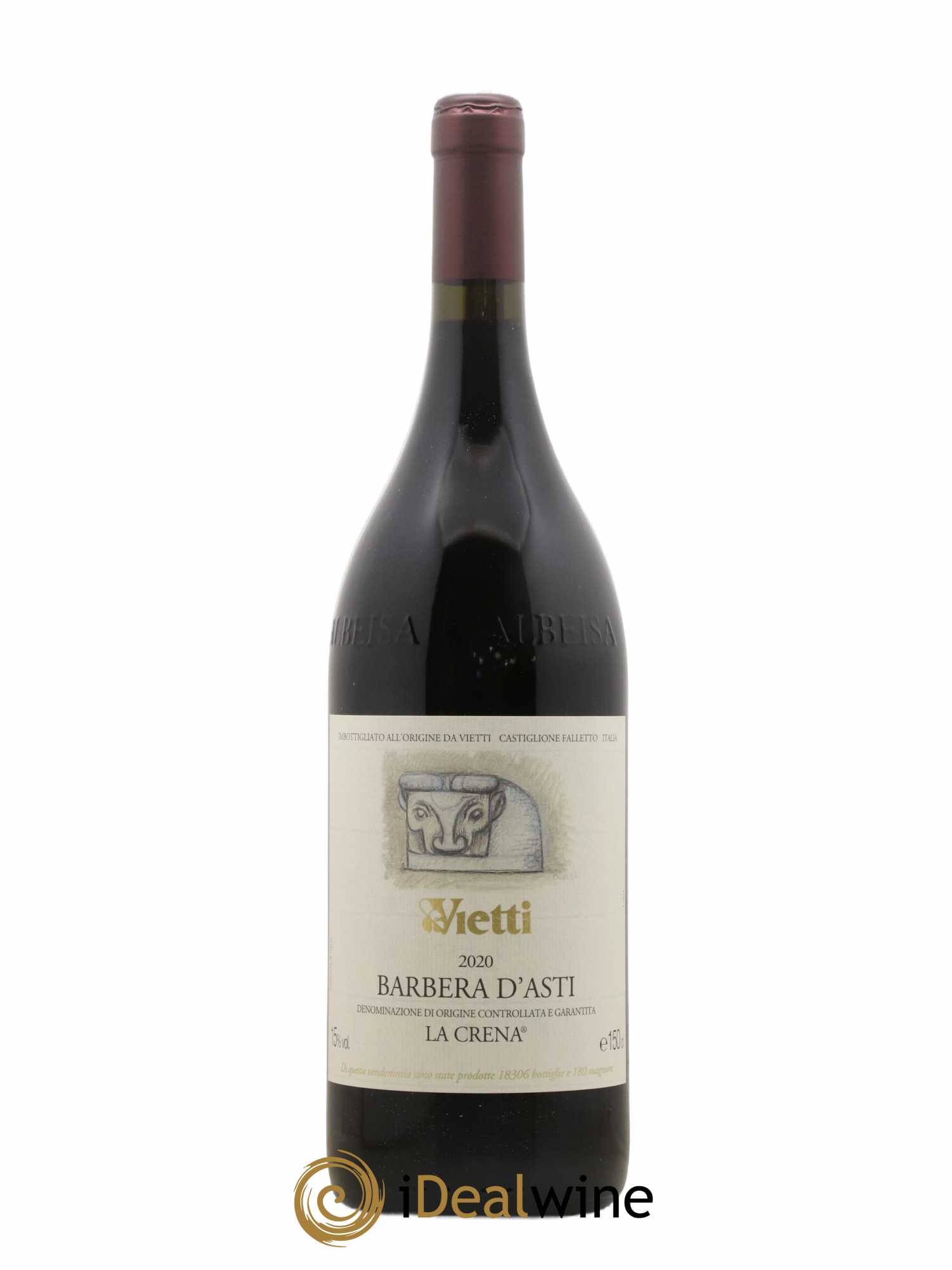 Piémont Barbera D'Asti La Crena - Vietti 2020 - Lot de 1 magnum - 1