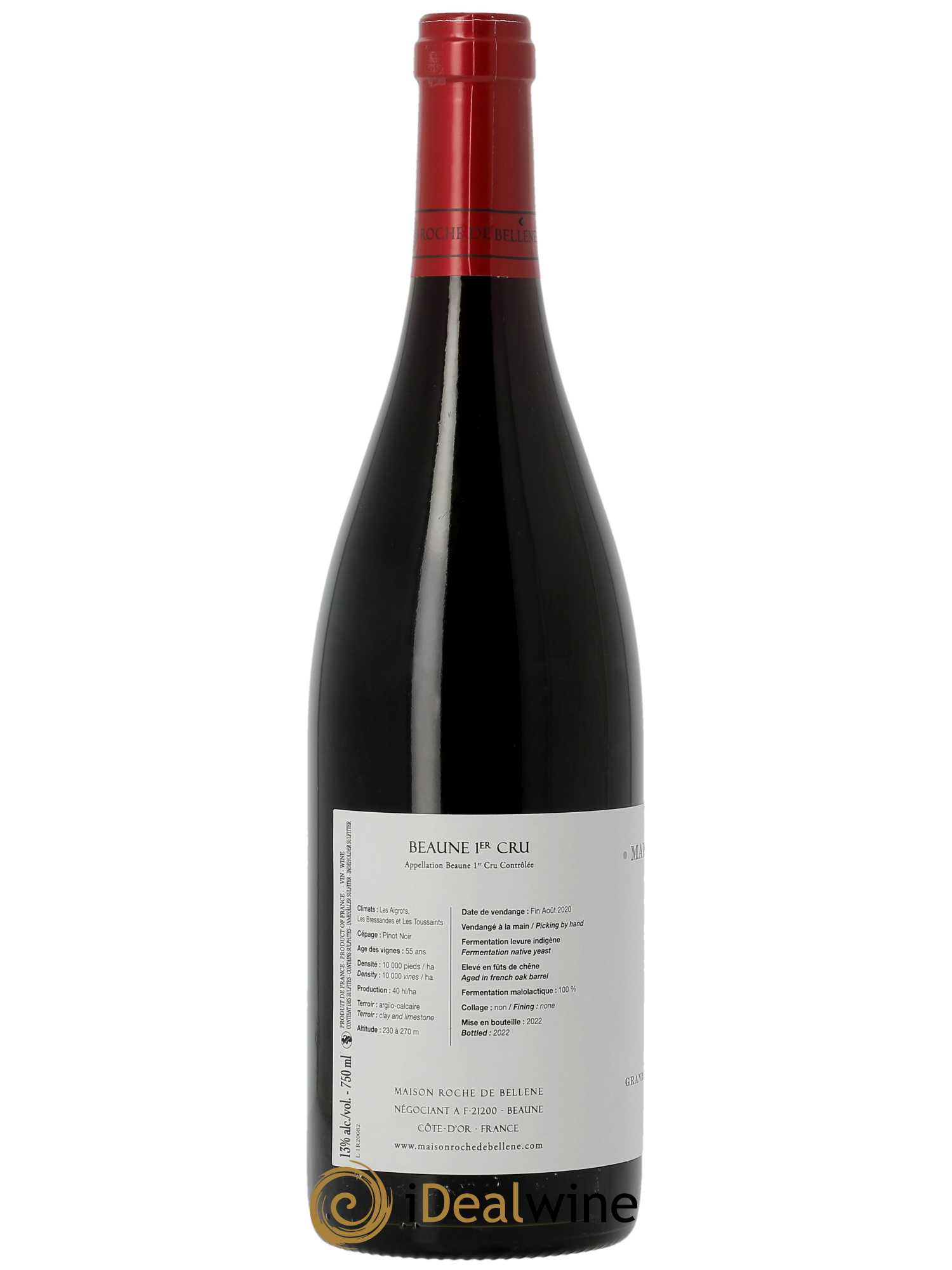 Beaune 1er Cru Maison Roche de Bellene 2020 - Lot of 1 bottle - 1