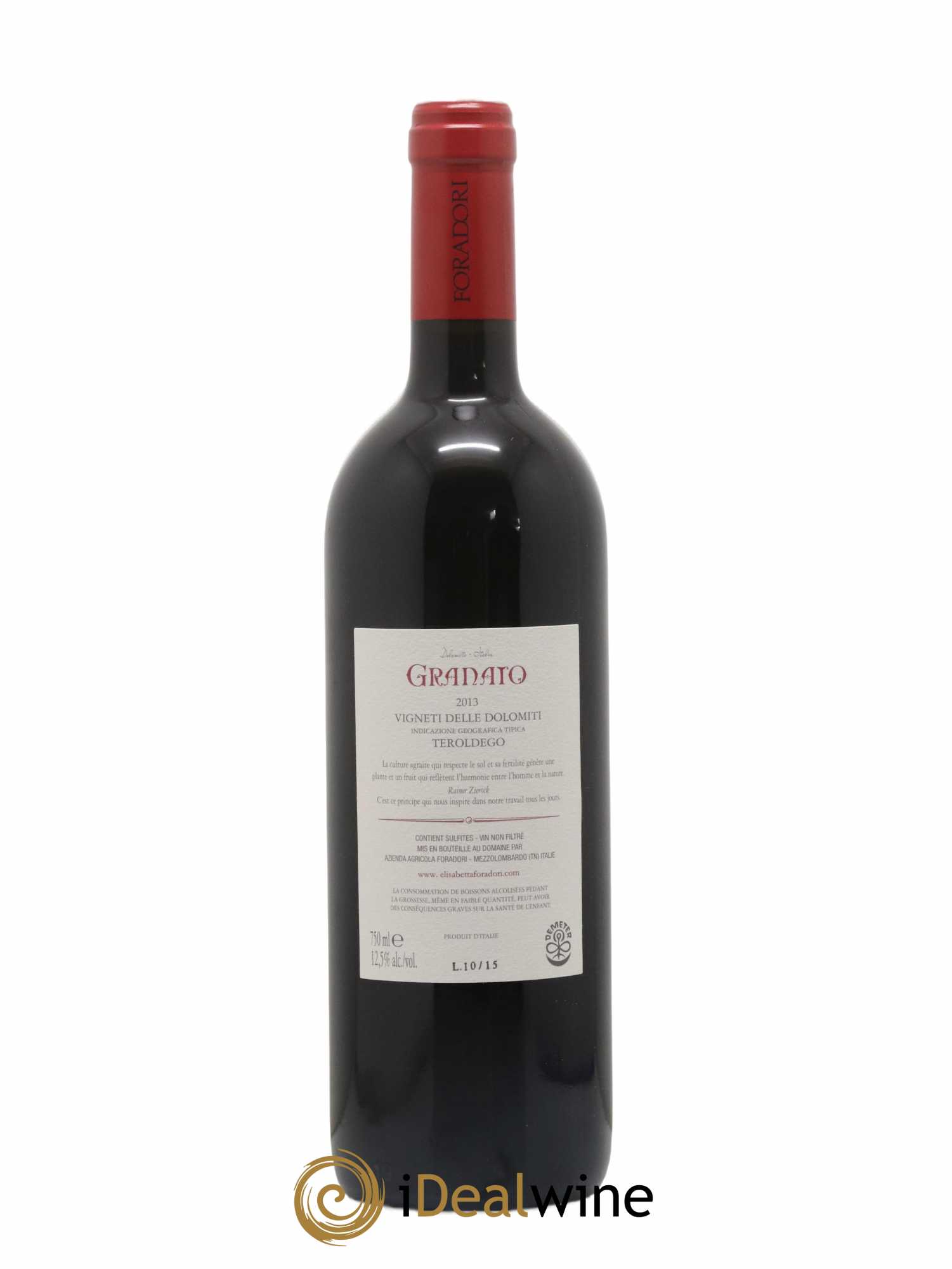 Vigneti delle Dolomiti IGT Granato Elisabetta Foradori 2013 - Lot de 1 bouteille - 1