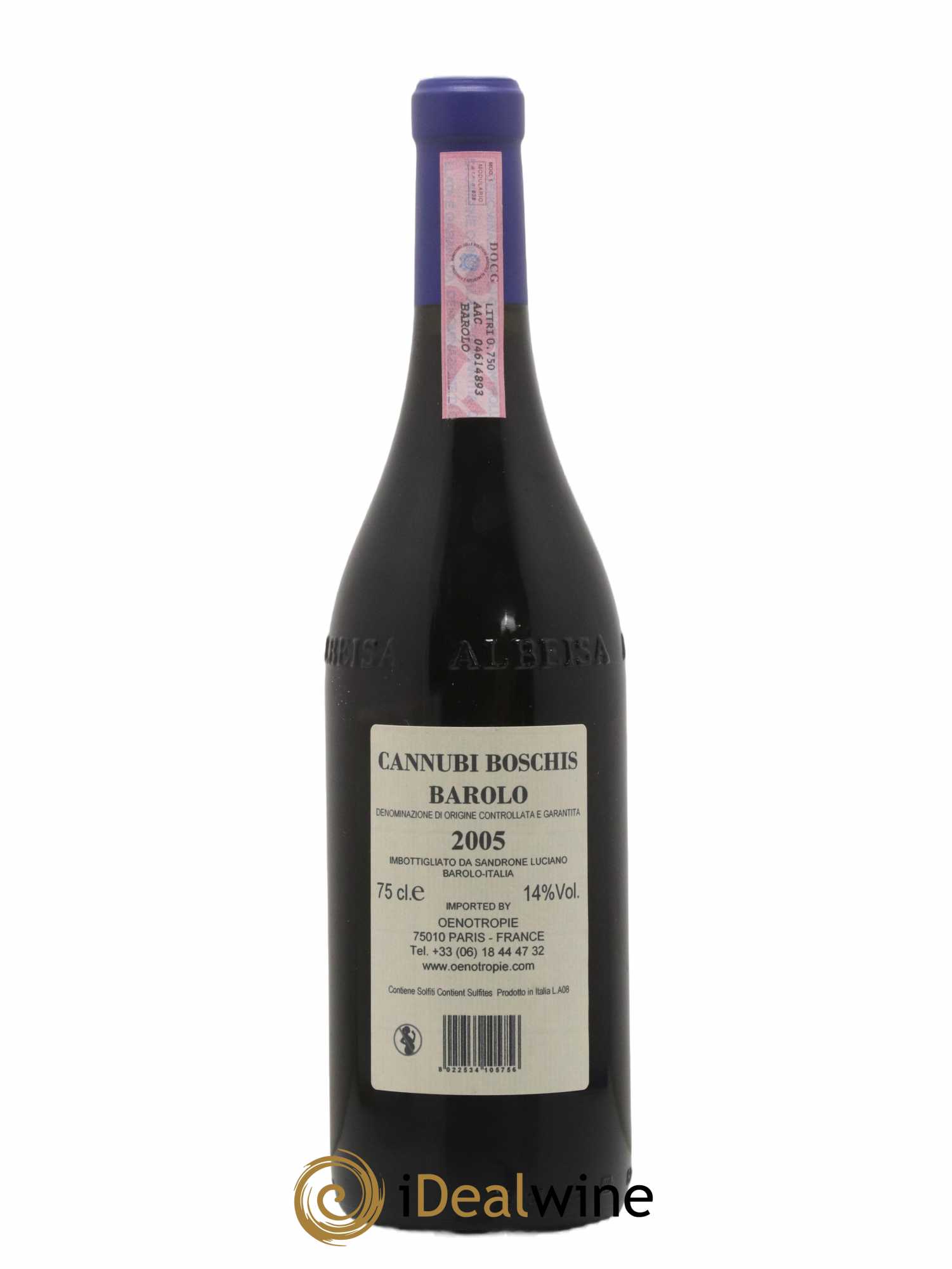 Barolo DOCG Aleste (anciennement Cannubi Boschis) Luciano Sandrone 2005 - Lot de 1 bouteille - 1