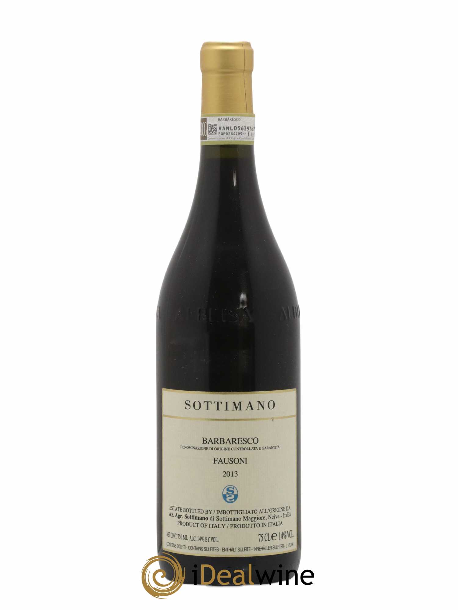 Barbaresco DOCG Fausoni Sottimano 2013 - Lot de 1 bouteille - 0