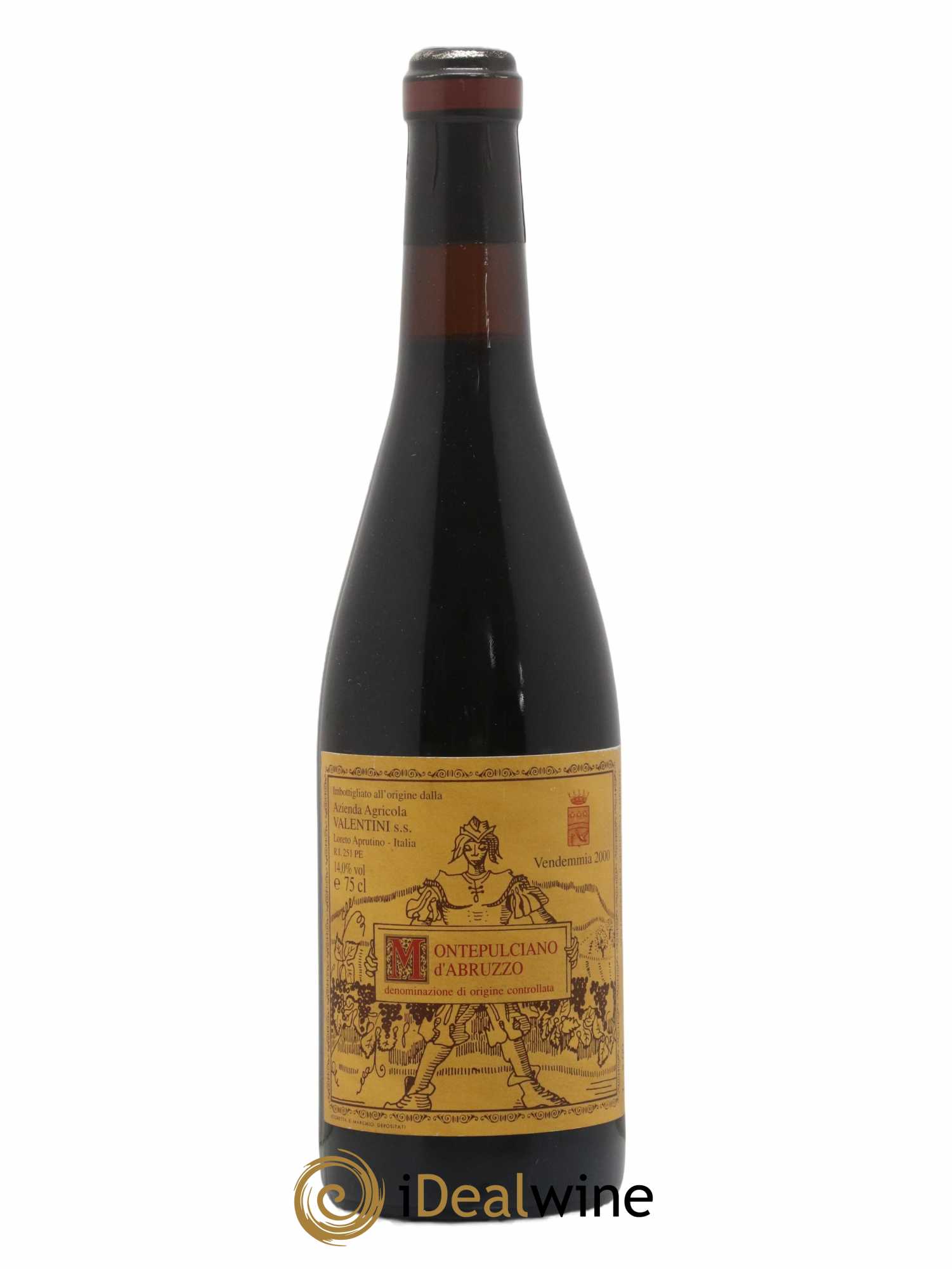 Montepulciano d'Abruzzo DOC Francesco Valentini 2000 - Lot de 1 bouteille - 0