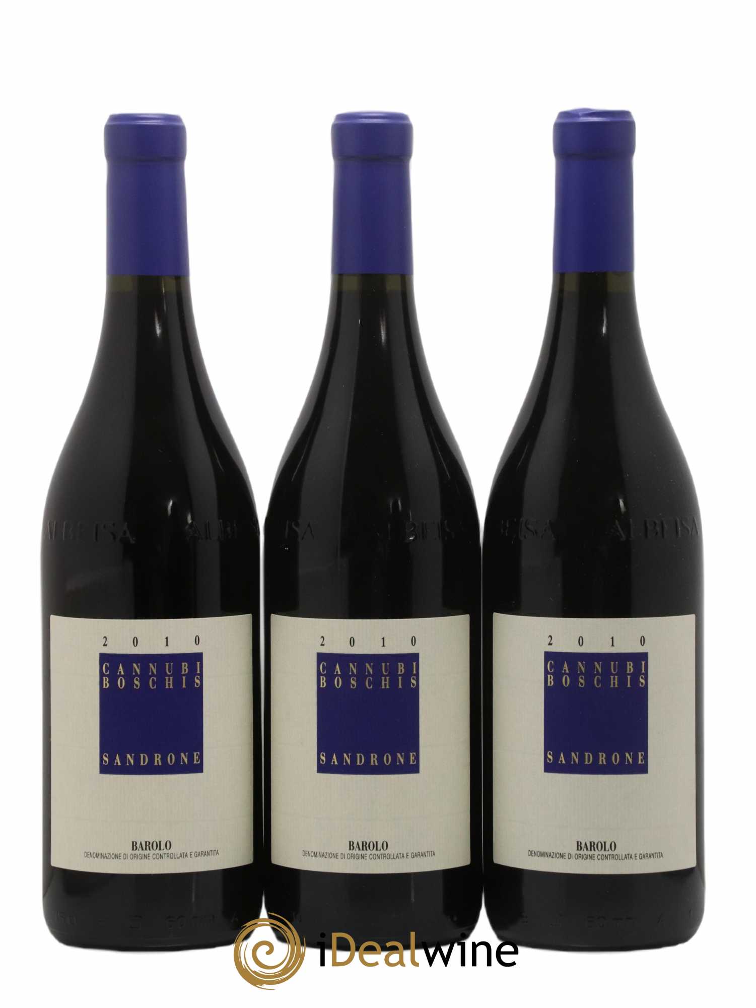 Barolo DOCG Aleste (anciennement Cannubi Boschis) Luciano Sandrone 2010 - Lot de 3 bouteilles - 0