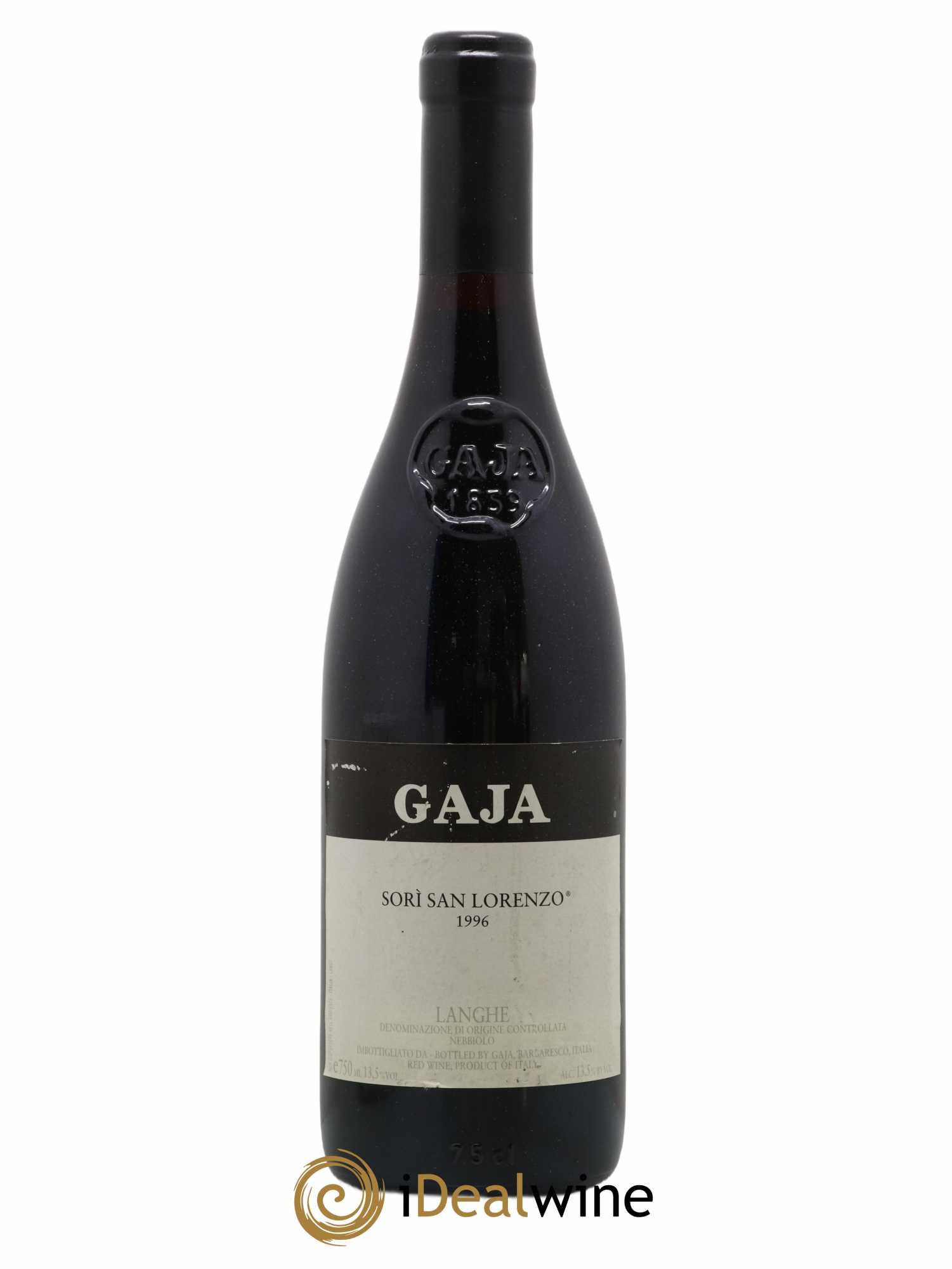 Langhe DOC Sori San Lorenzo Angelo Gaja 1996 - Lot de 1 bouteille - 0