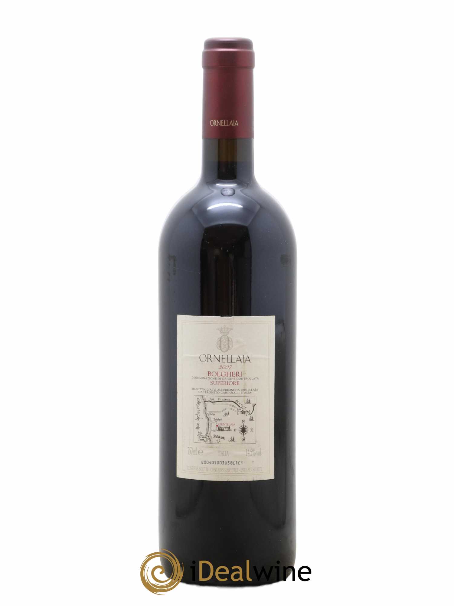 Bolgheri DOC Superiore Ornellaia Tenuta Dell'Ornellaia - Frescobaldi 2007 - Posten von 1 Flasche - 1