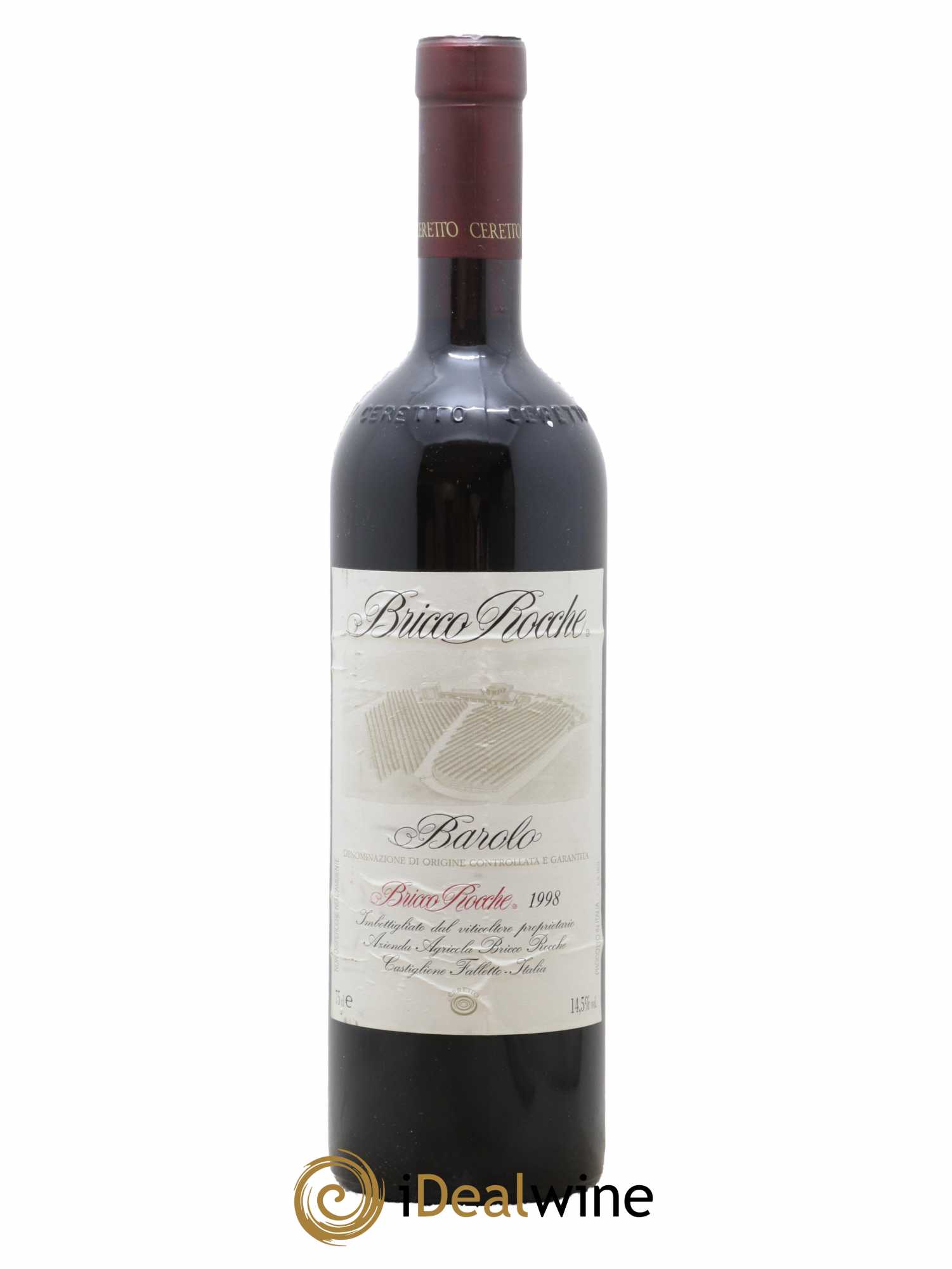 Barolo DOCG Brunate Bricco Rocche Ceretto 1998 - Lot de 1 bouteille - 0