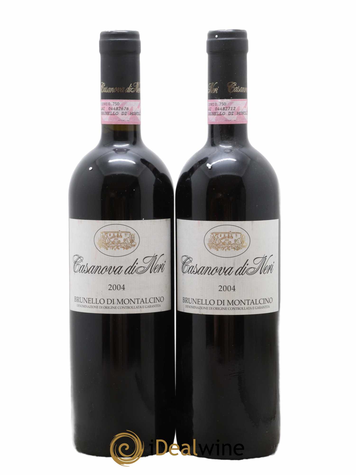 Brunello di Montalcino Casanova di Neri 2004 - Lot de 2 bouteilles - 0