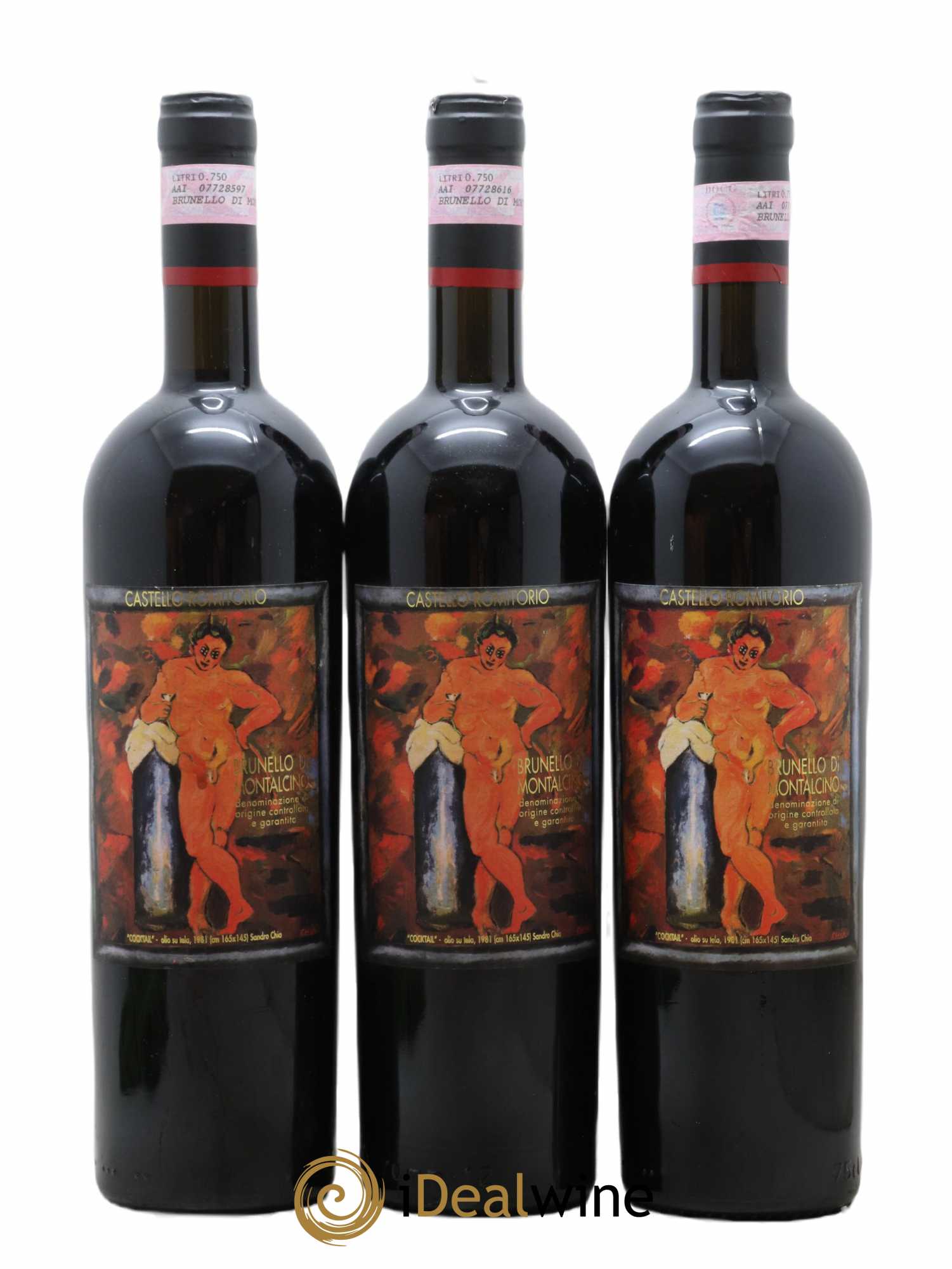 Brunello di Montalcino Castello Romitorio 2005 - Lot de 3 bouteilles - 0