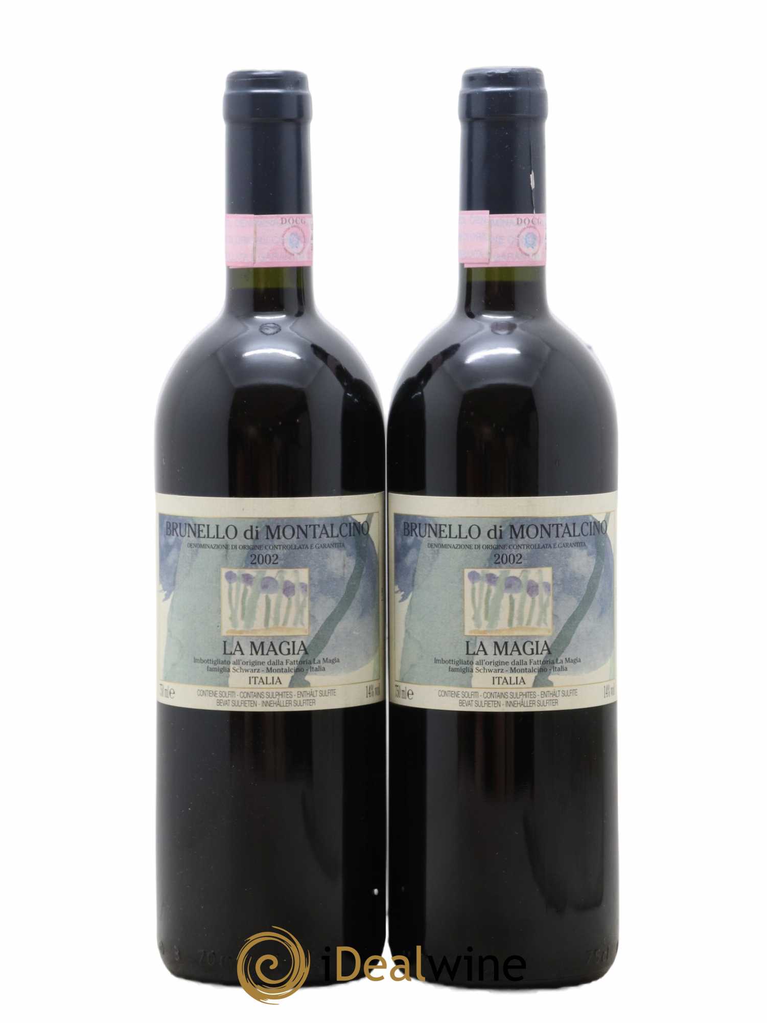 Brunello di Montalcino DOCG la Magia 2002 - Lotto di 2 bottiglie - 0