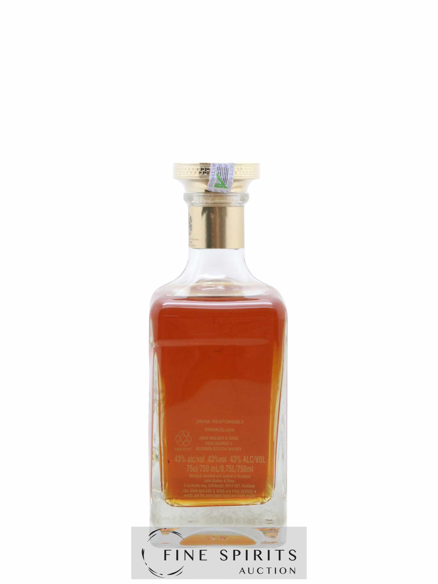 John Walker & Sons Of. King George V. - Lot of 1 bottle - 2
