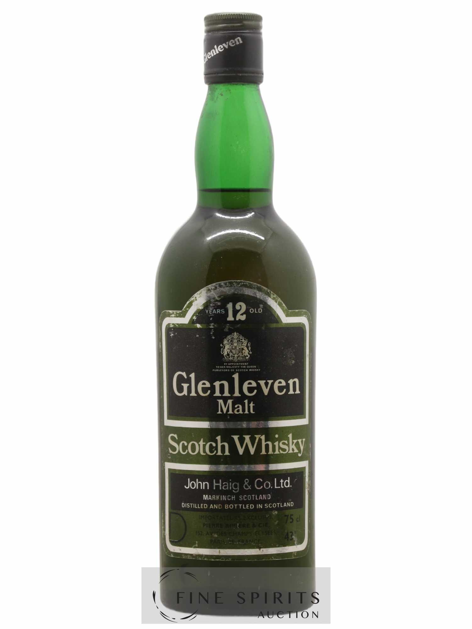 Glenleven 12 years Of. Pierre Rivière & Cie Import - Lot de 1 bouteille - 0