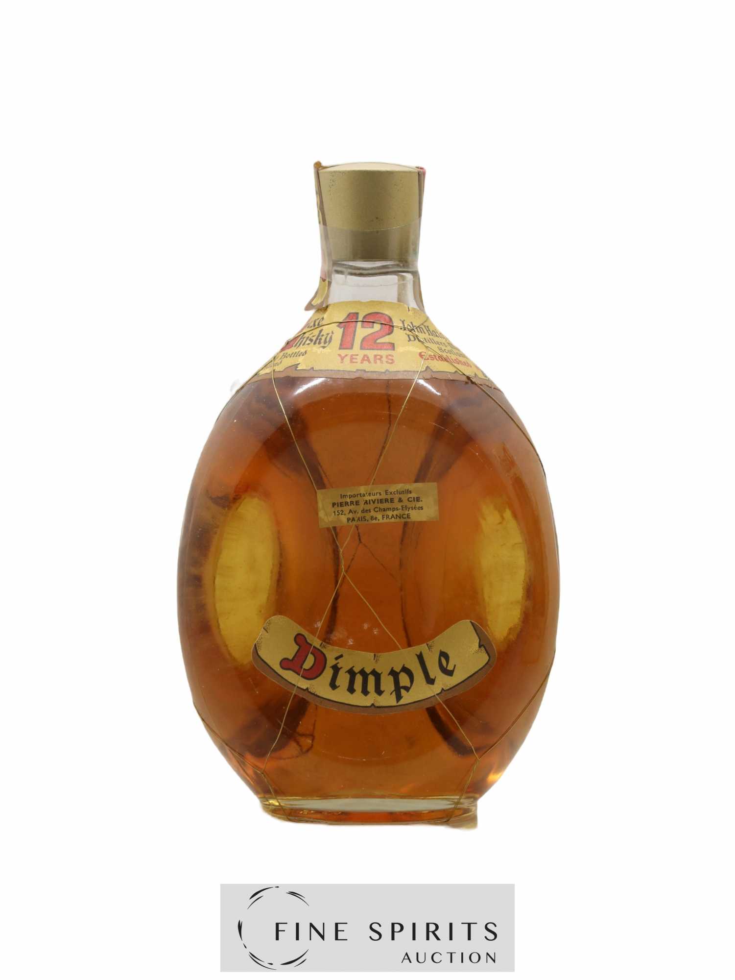 Dimple 12 years Of. De Luxe Pierre Riviere Import - Posten von 1 Flasche - 1
