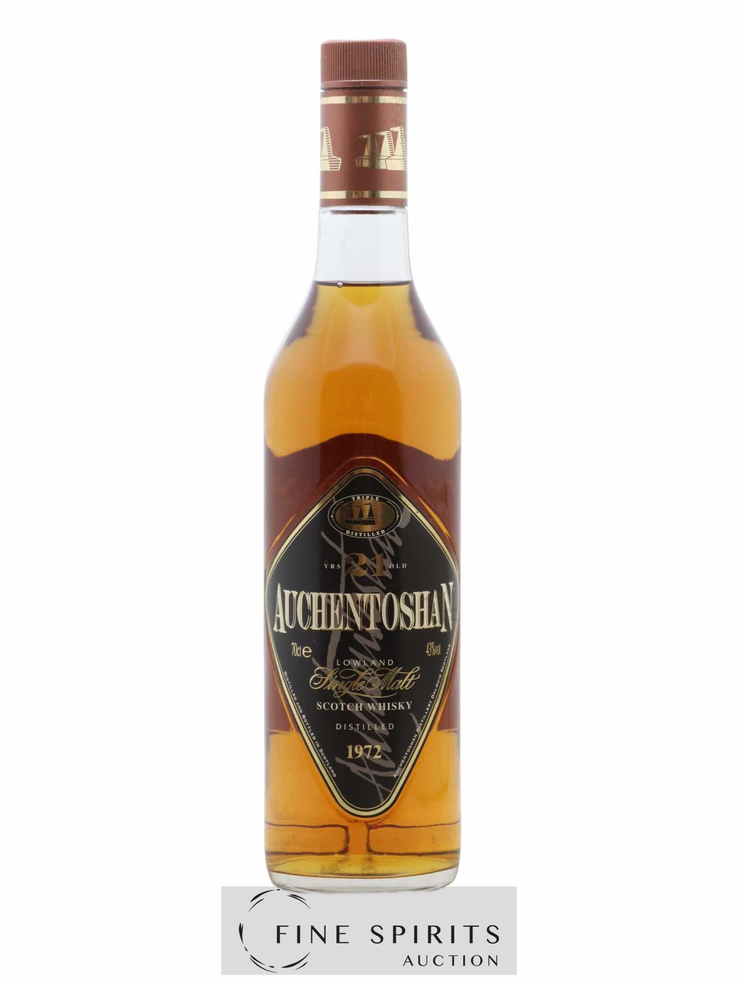 Auchentoshan 21 years 1972 Of. - Lot de 1 bouteille - 1