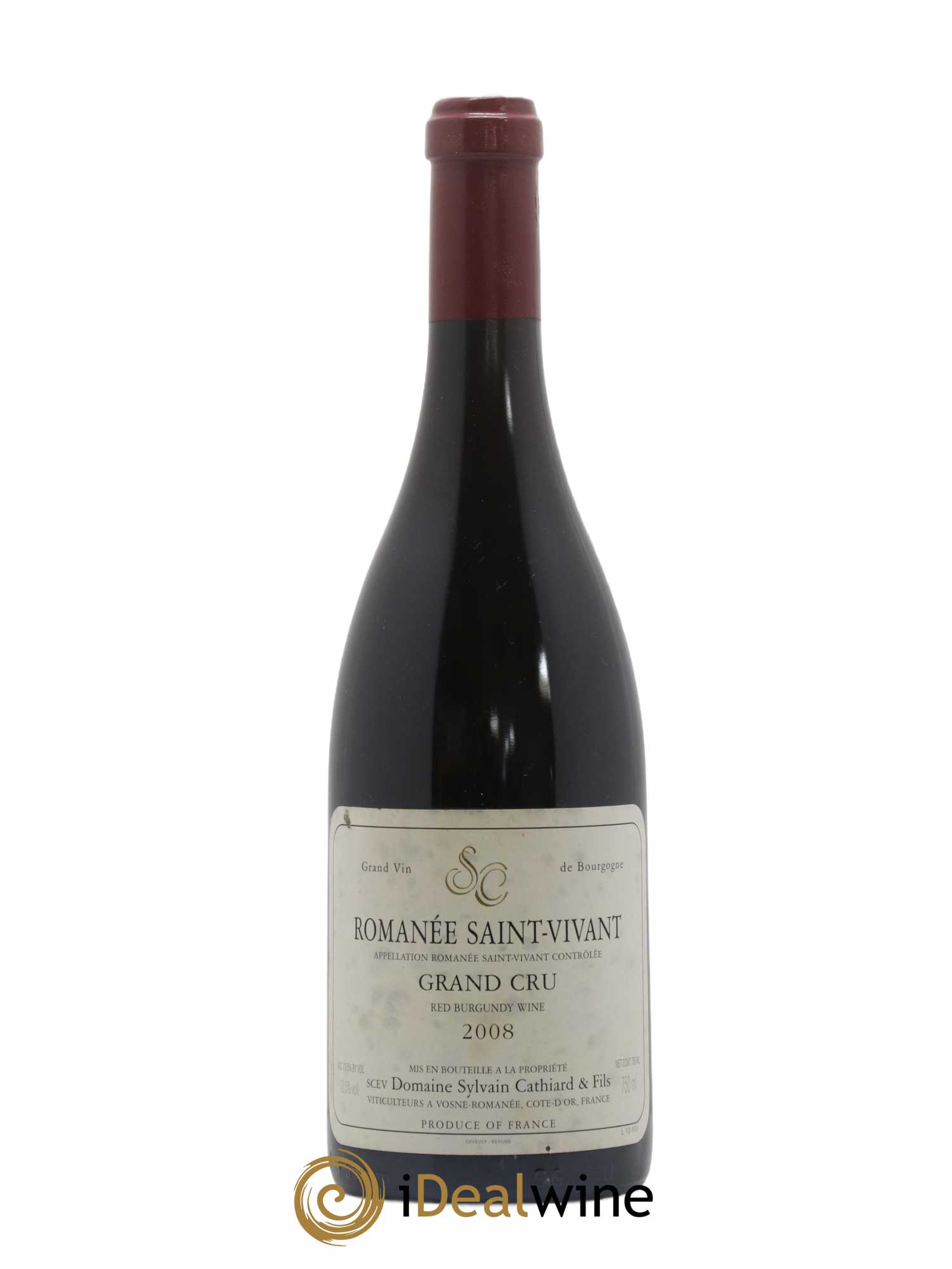 Romanée-Saint-Vivant Grand Cru Sylvain Cathiard & Fils 2008 - Lot de 1 bouteille - 0