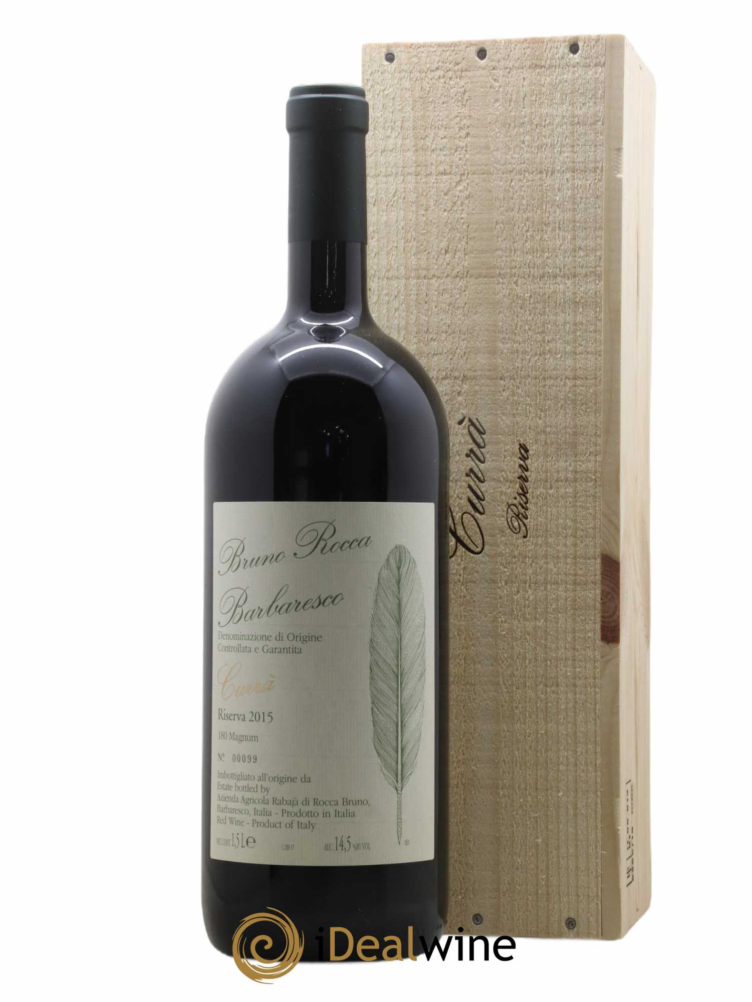 Barbaresco DOCG Currà Riserva Bruno Rocca 2015 - Lot of 1 magnum - 0
