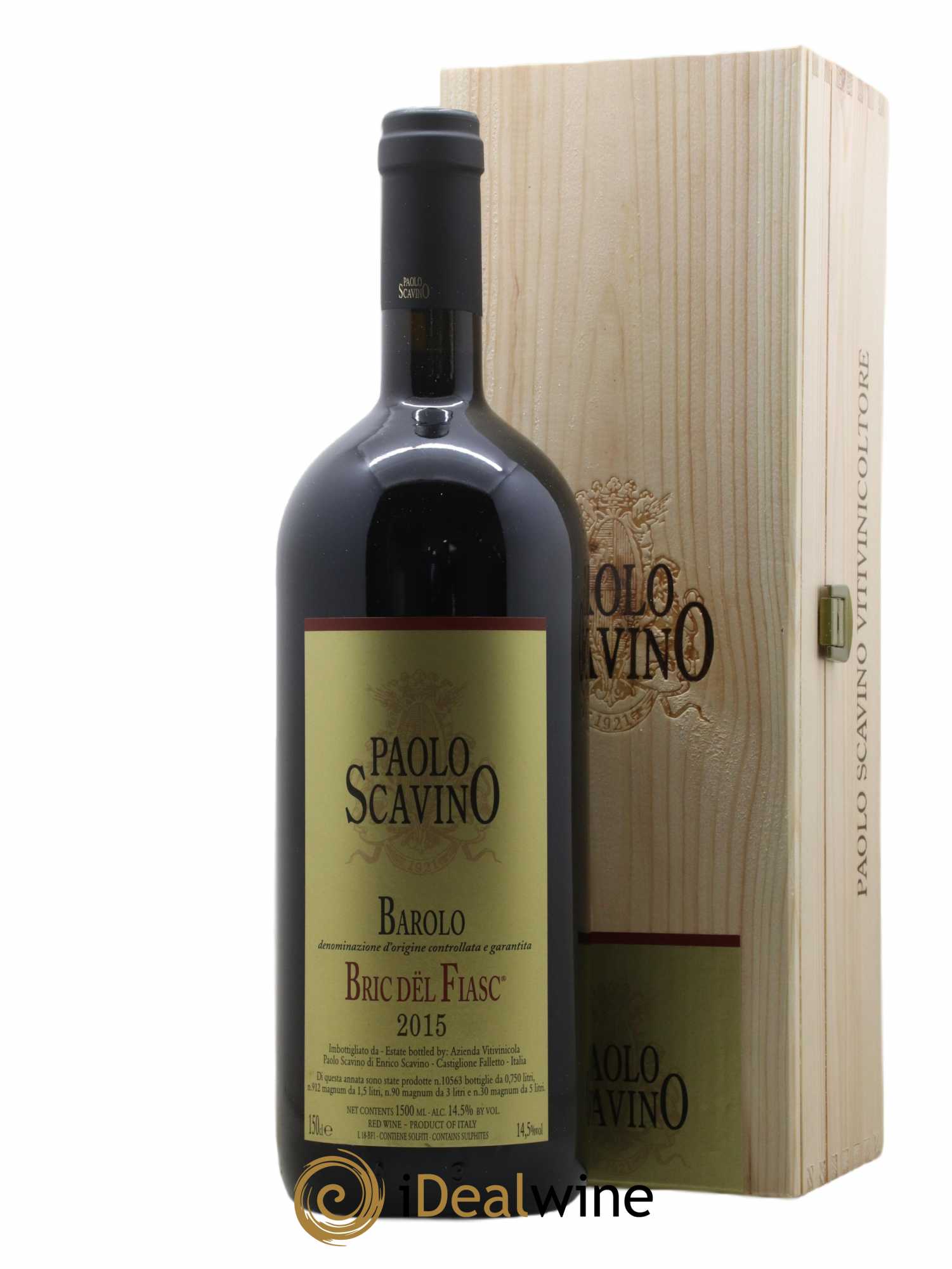 Barolo DOCG Bric del Fiasc Paolo Scavino 2015 - Posten von 1 Magnum - 0