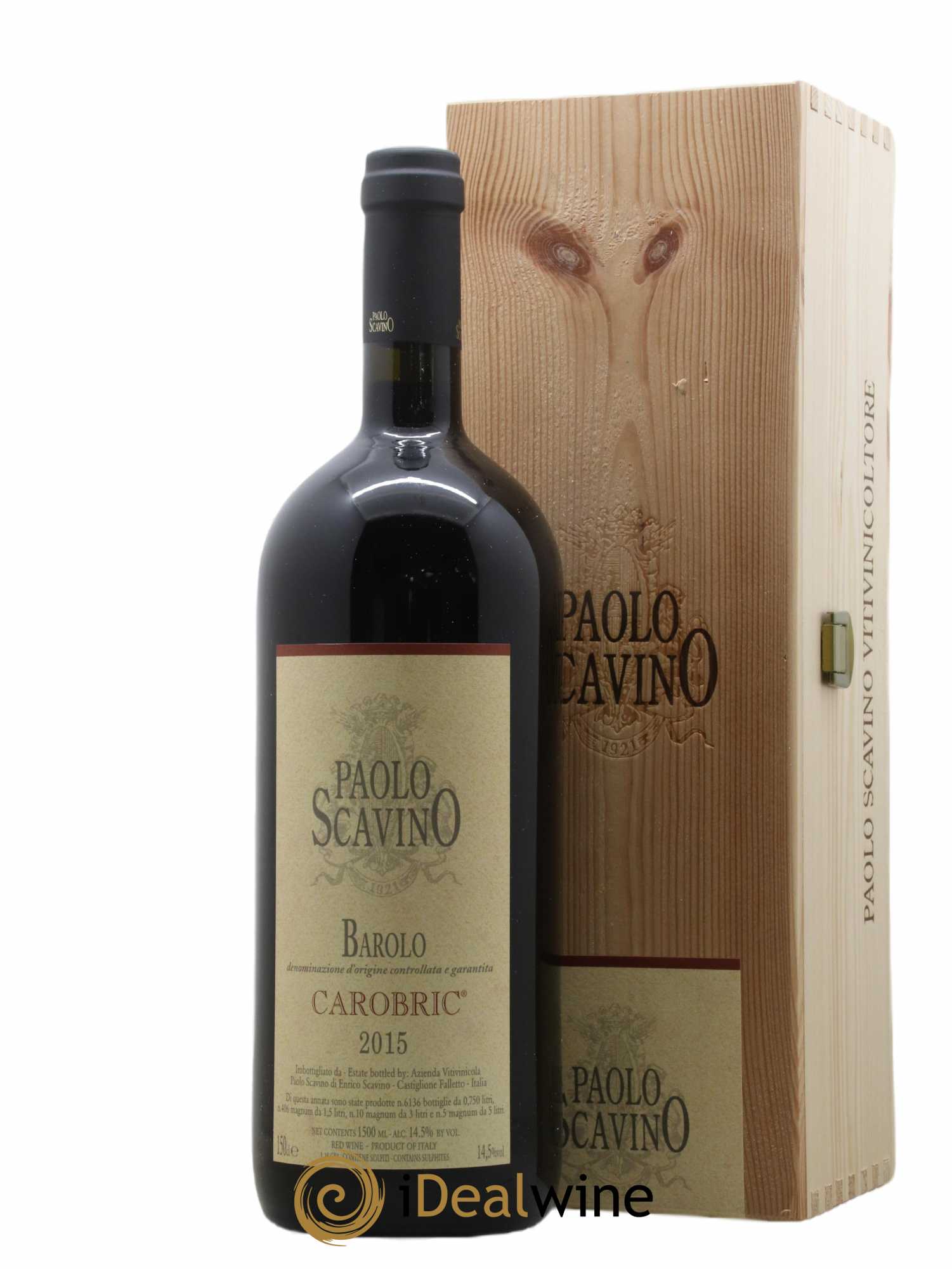 Barolo Carobric Paolo Scavino 2015 - Lot de 1 magnum - 0