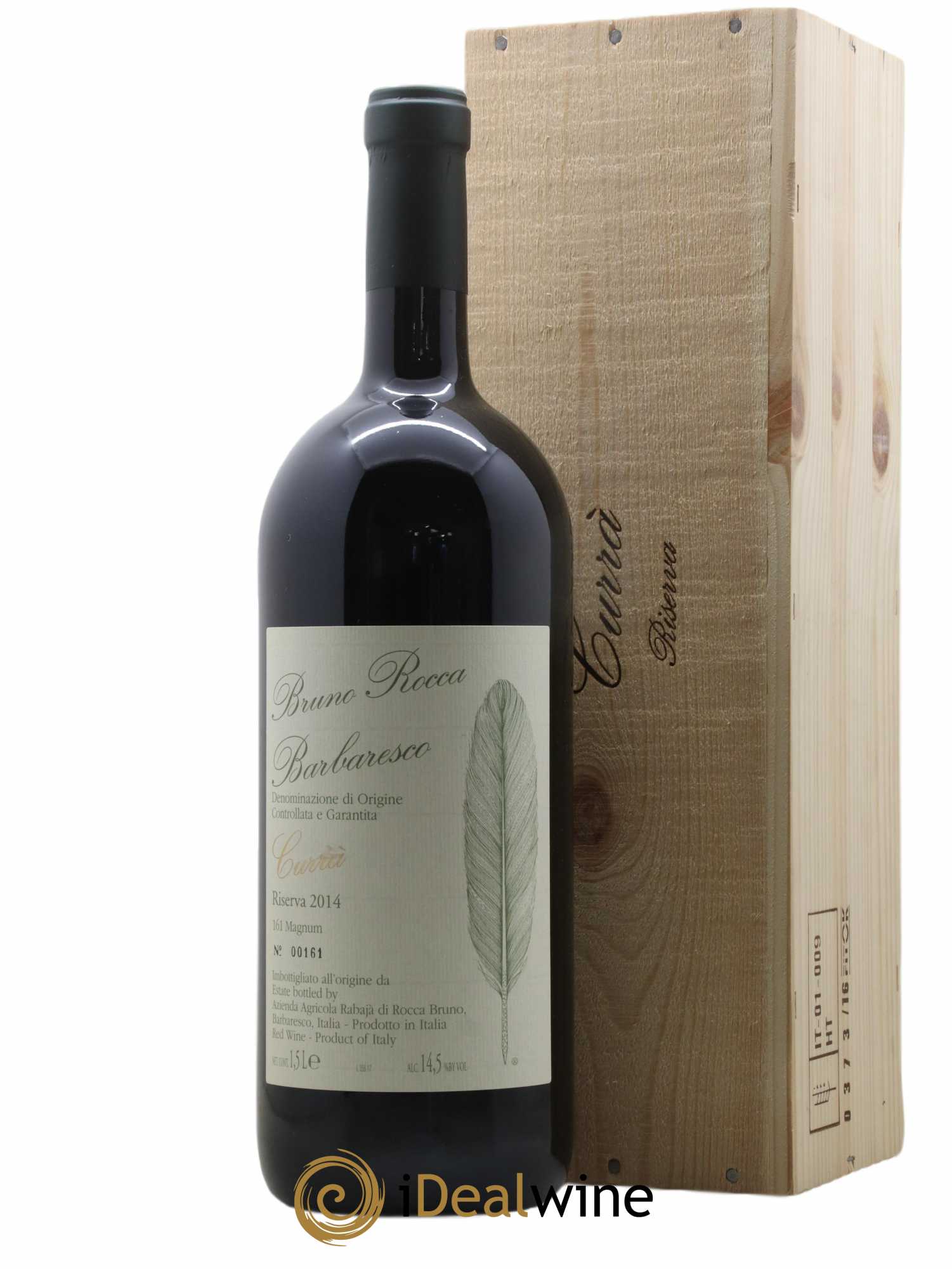Barbaresco DOCG Currà Riserva Bruno Rocca 2014 - Lot of 1 magnum - 0
