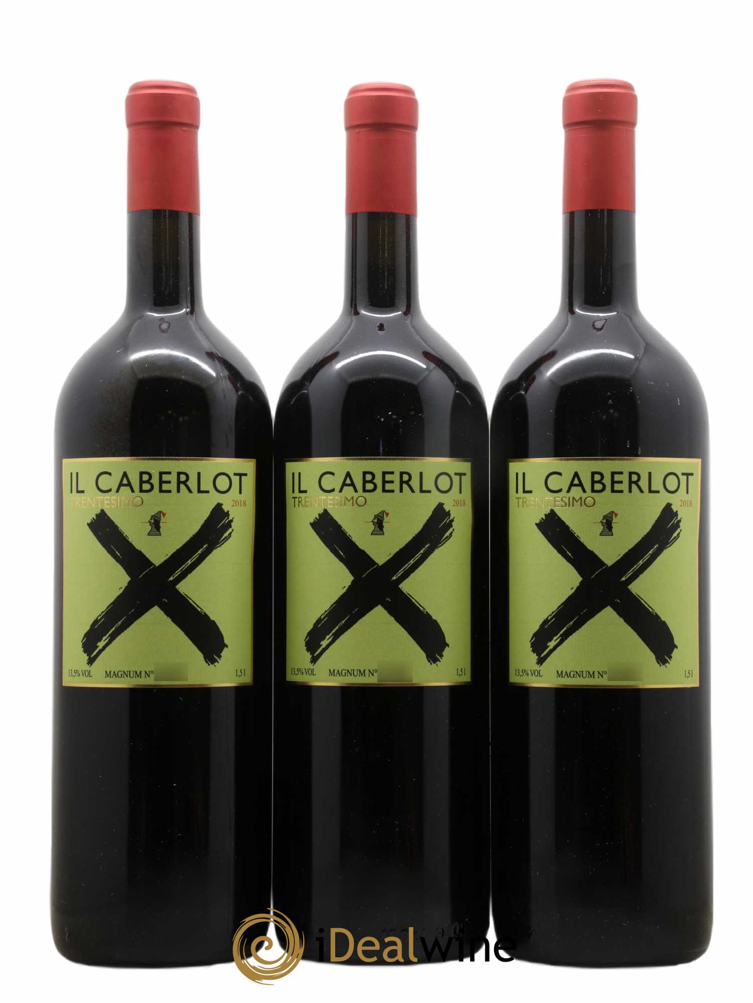 Toscana IGT Il Carnasciale Il Caberlot 2018 - Lot de 3 magnums - 0